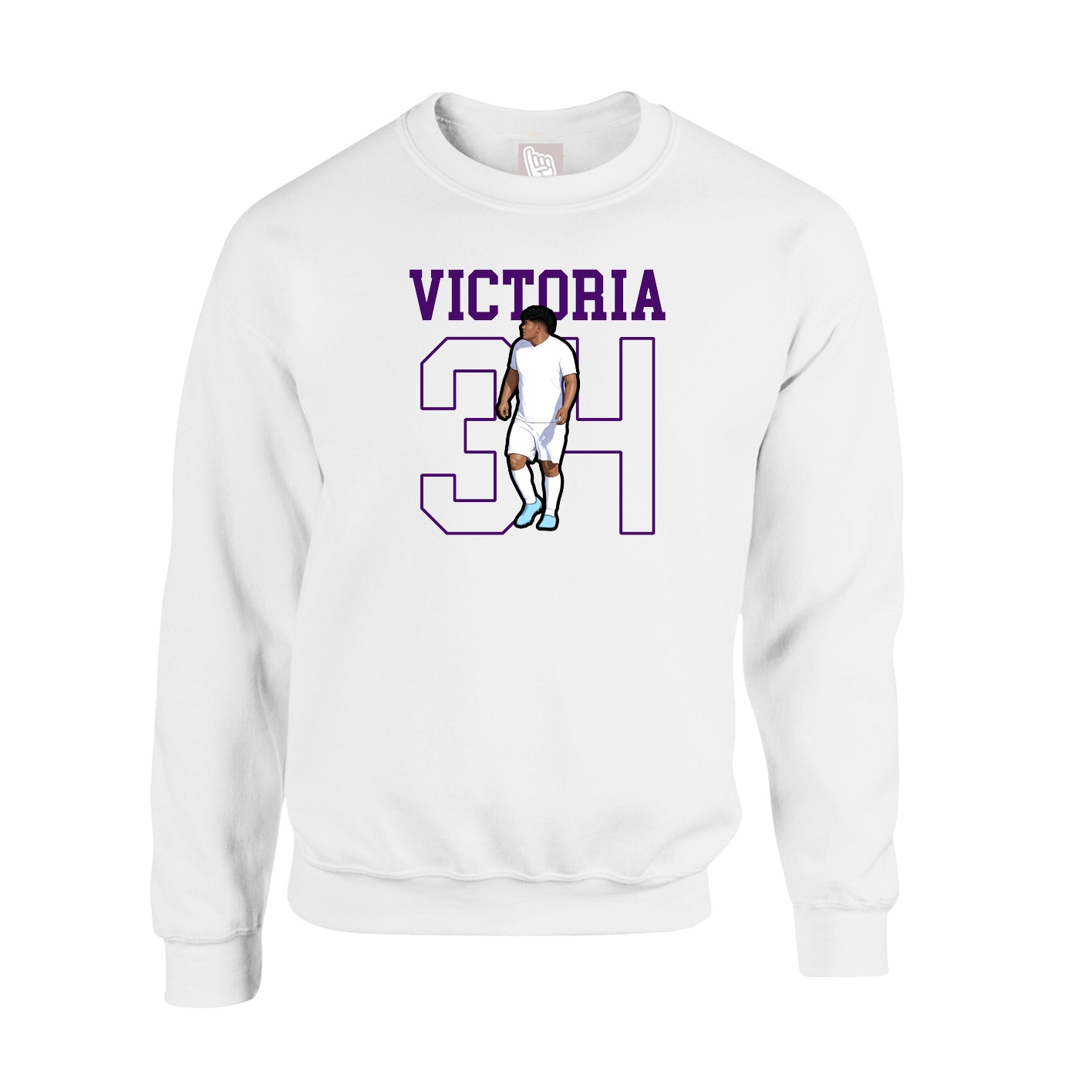 Fleece Crew — Shirsey in White