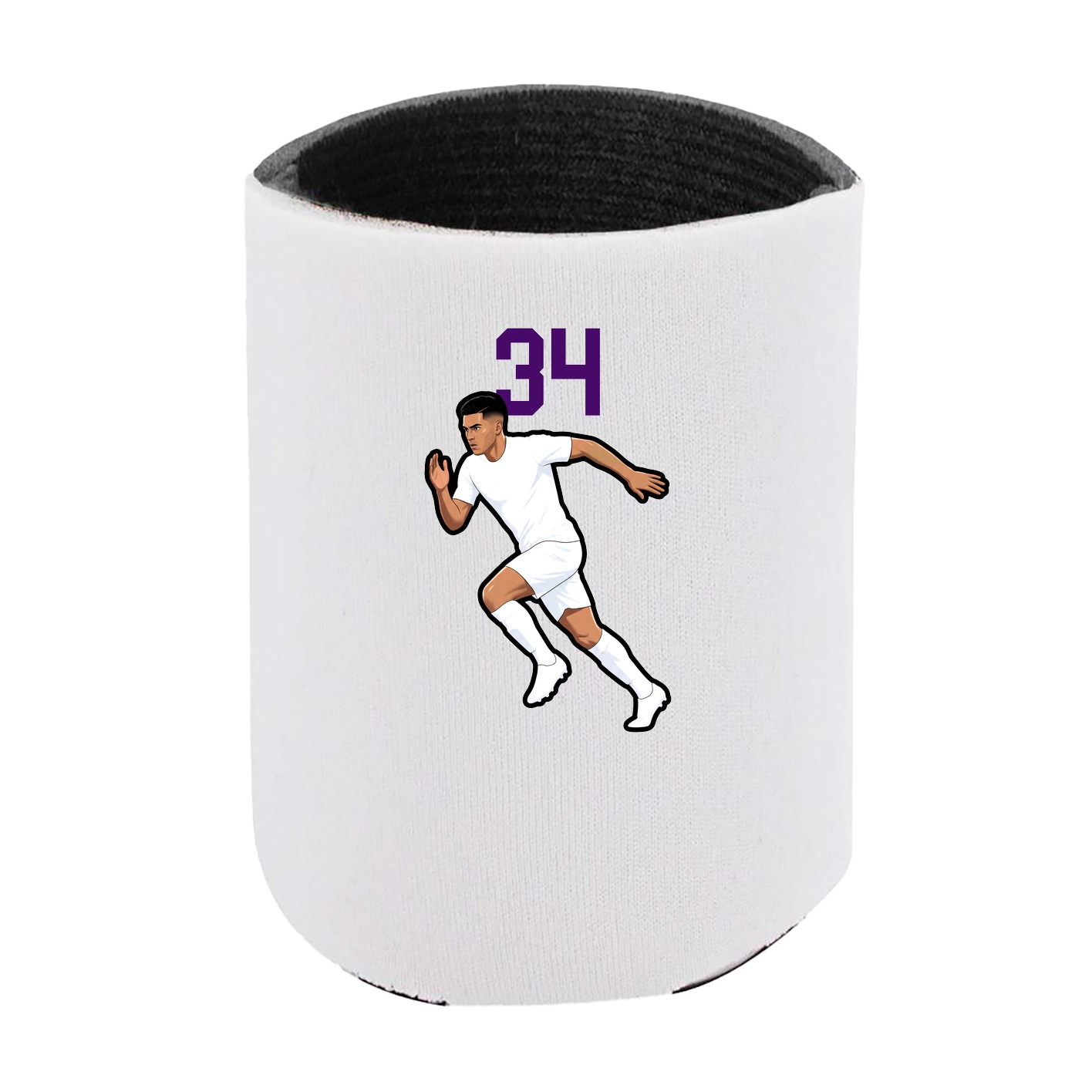 Can Holder — Number Top in White