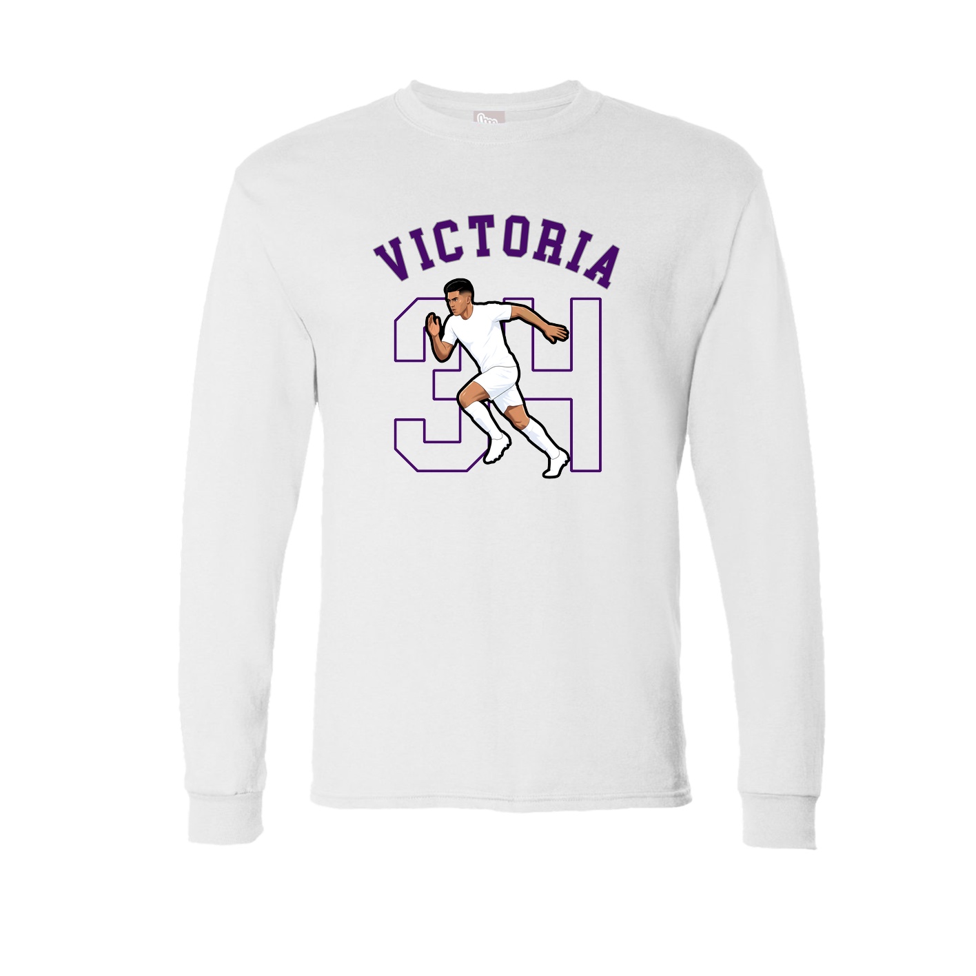 Long Sleeve Tee — Shirsey Arch in White