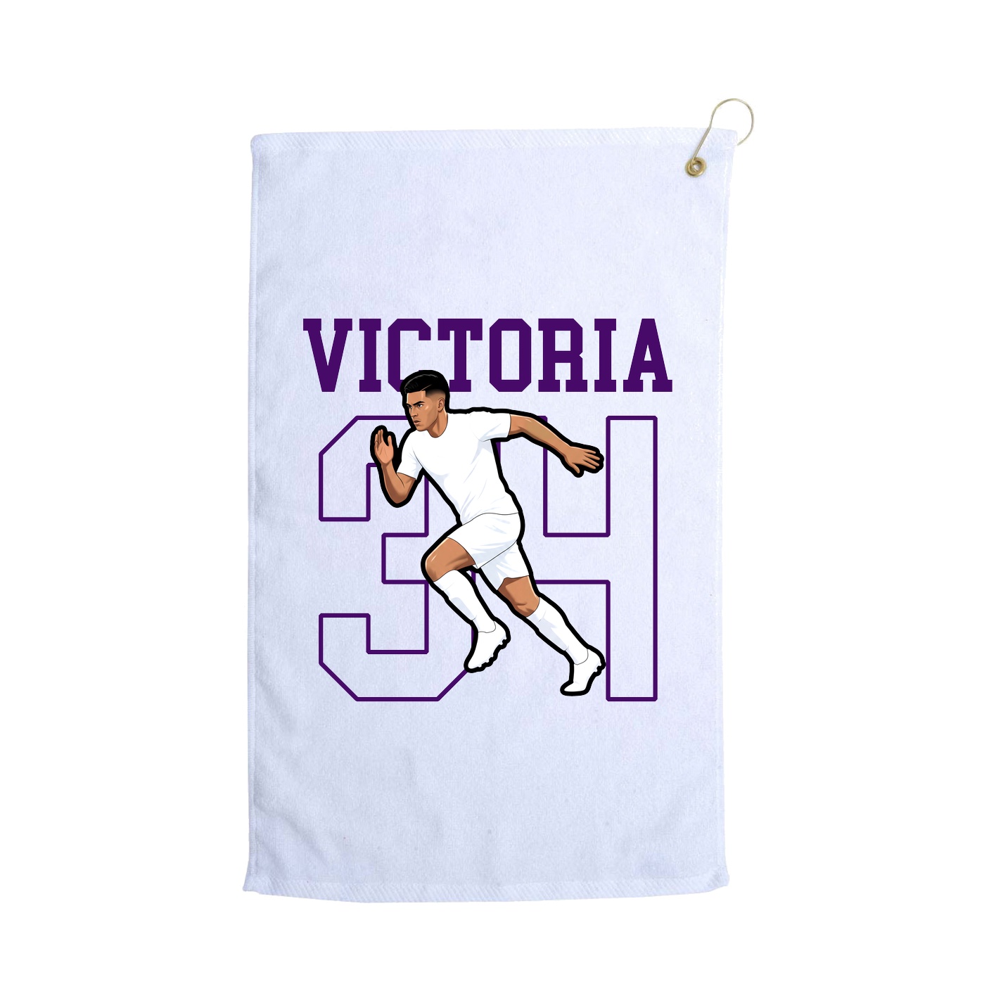 Golf Towel — Shirsey in White