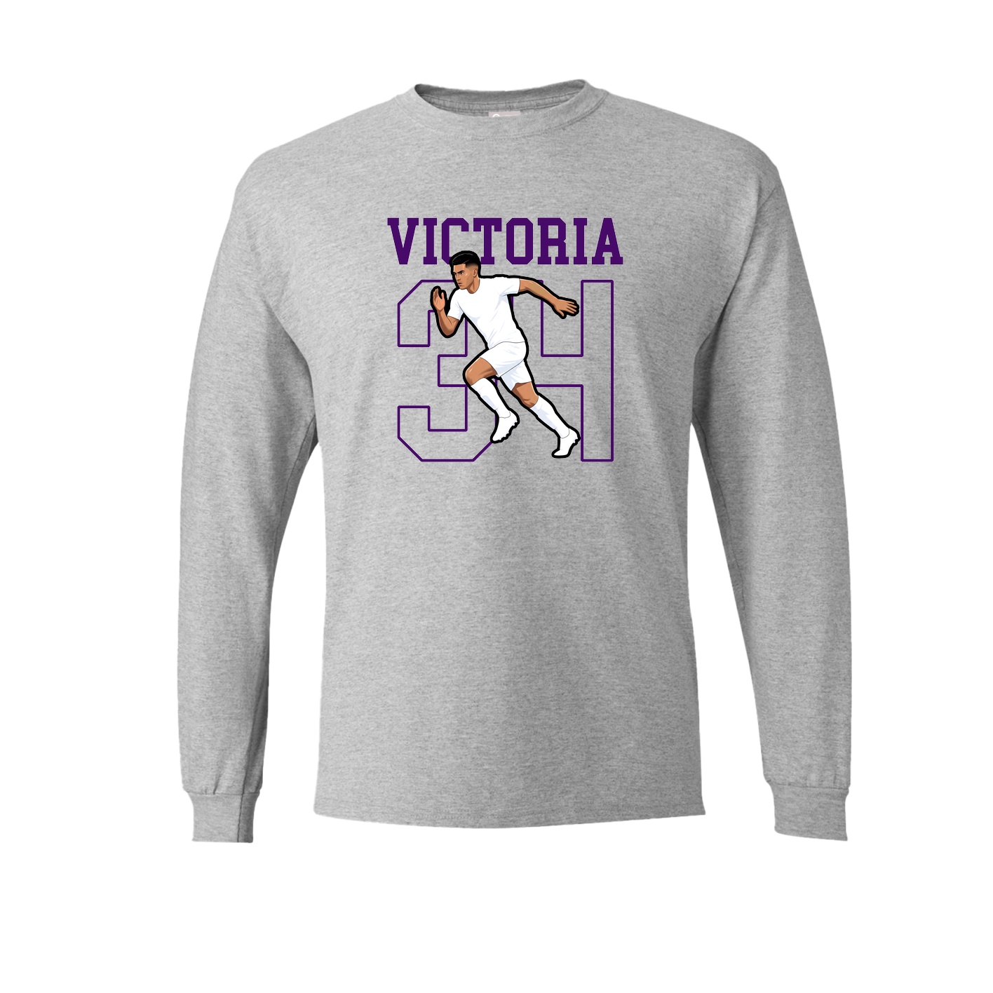 Long Sleeve Tee — Shirsey in Grey