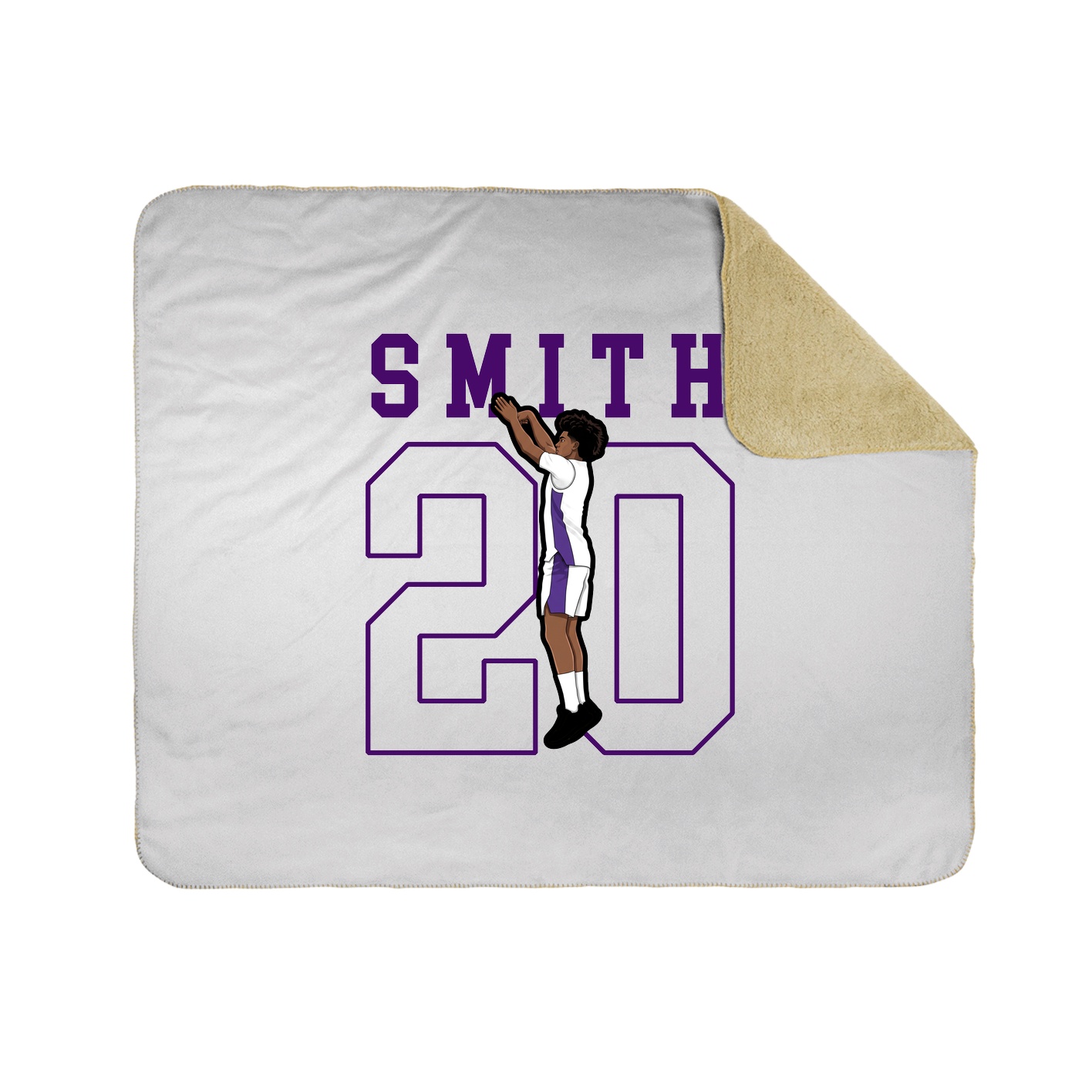 50x60 Sherpa Lined Throw Blanket
