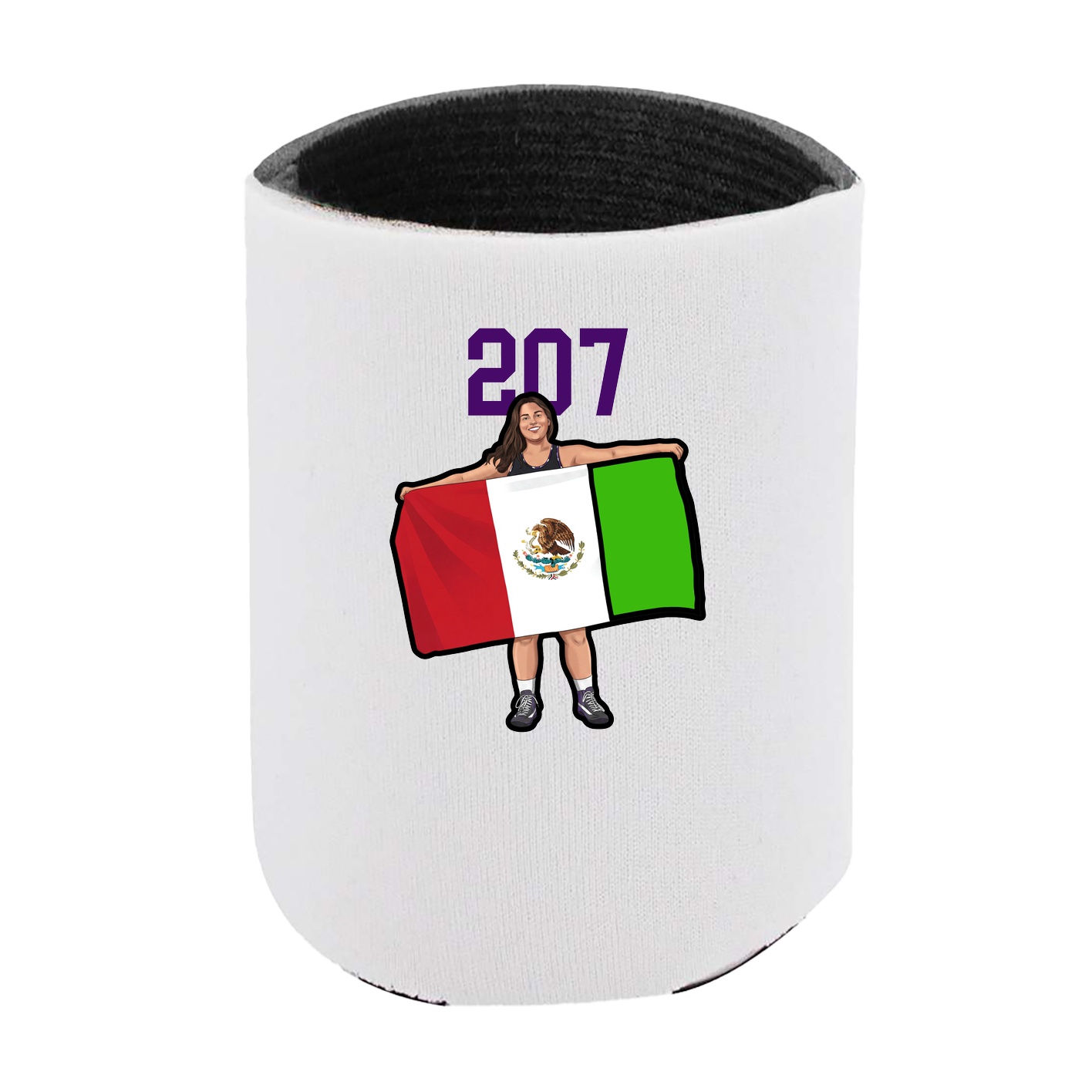Can Holder — Number Top in White