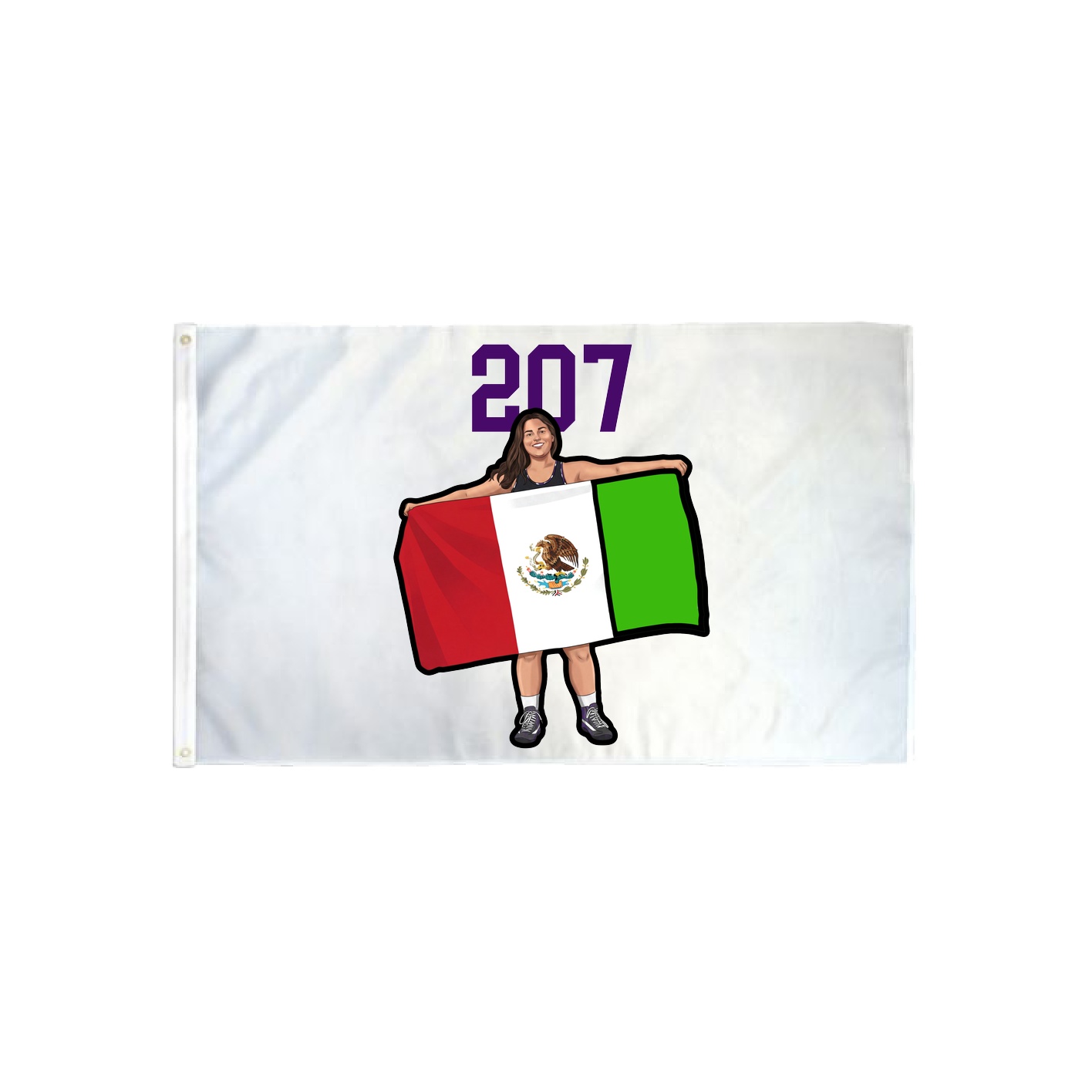3x5 Flag — Number Top in Classic