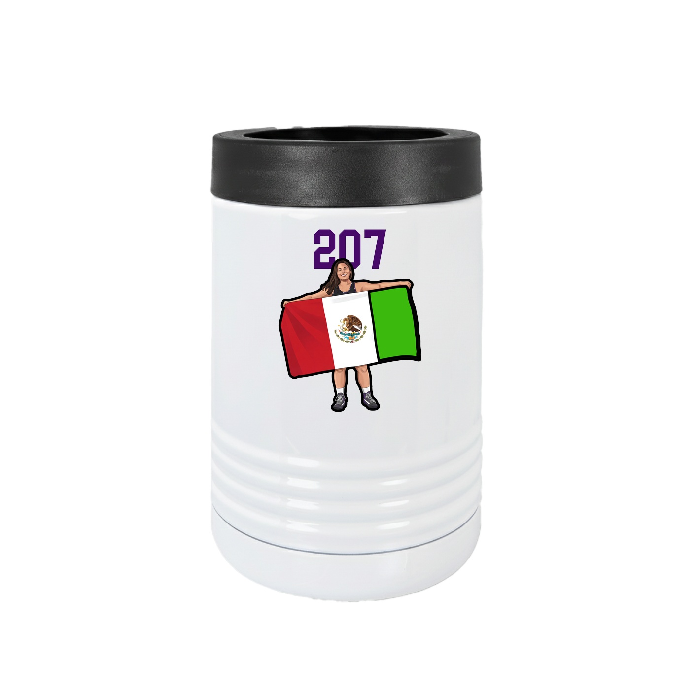 Beverage Holder — Number Top in White