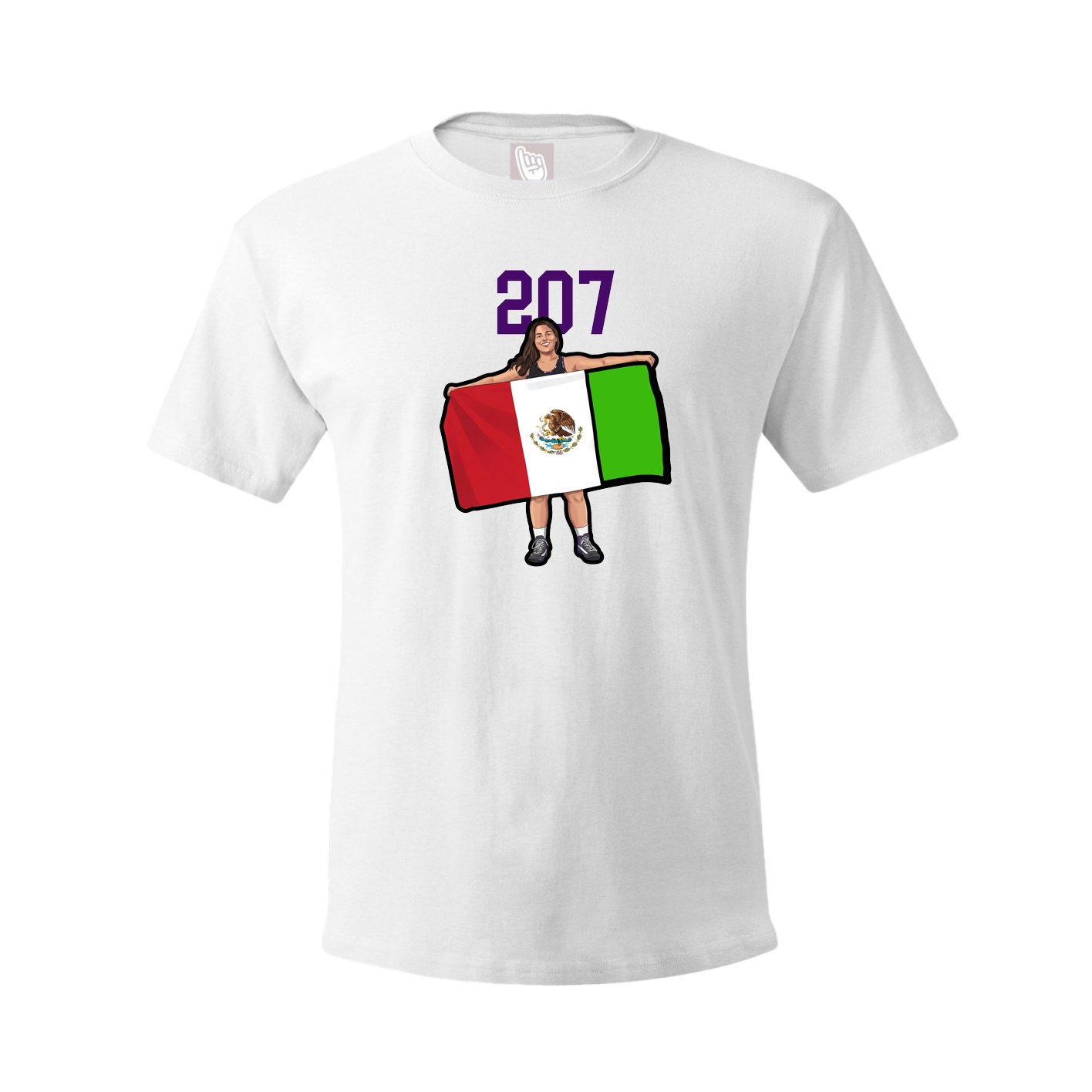 Tee — Number Top in White