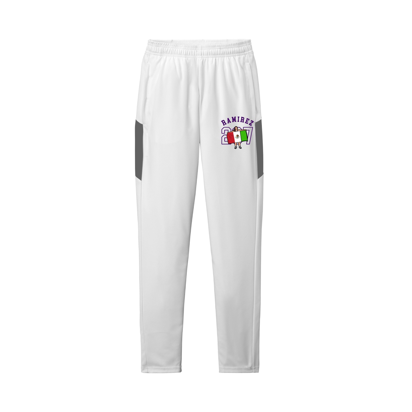 Team Travel Pant — Shirsey Arch in White/Grey