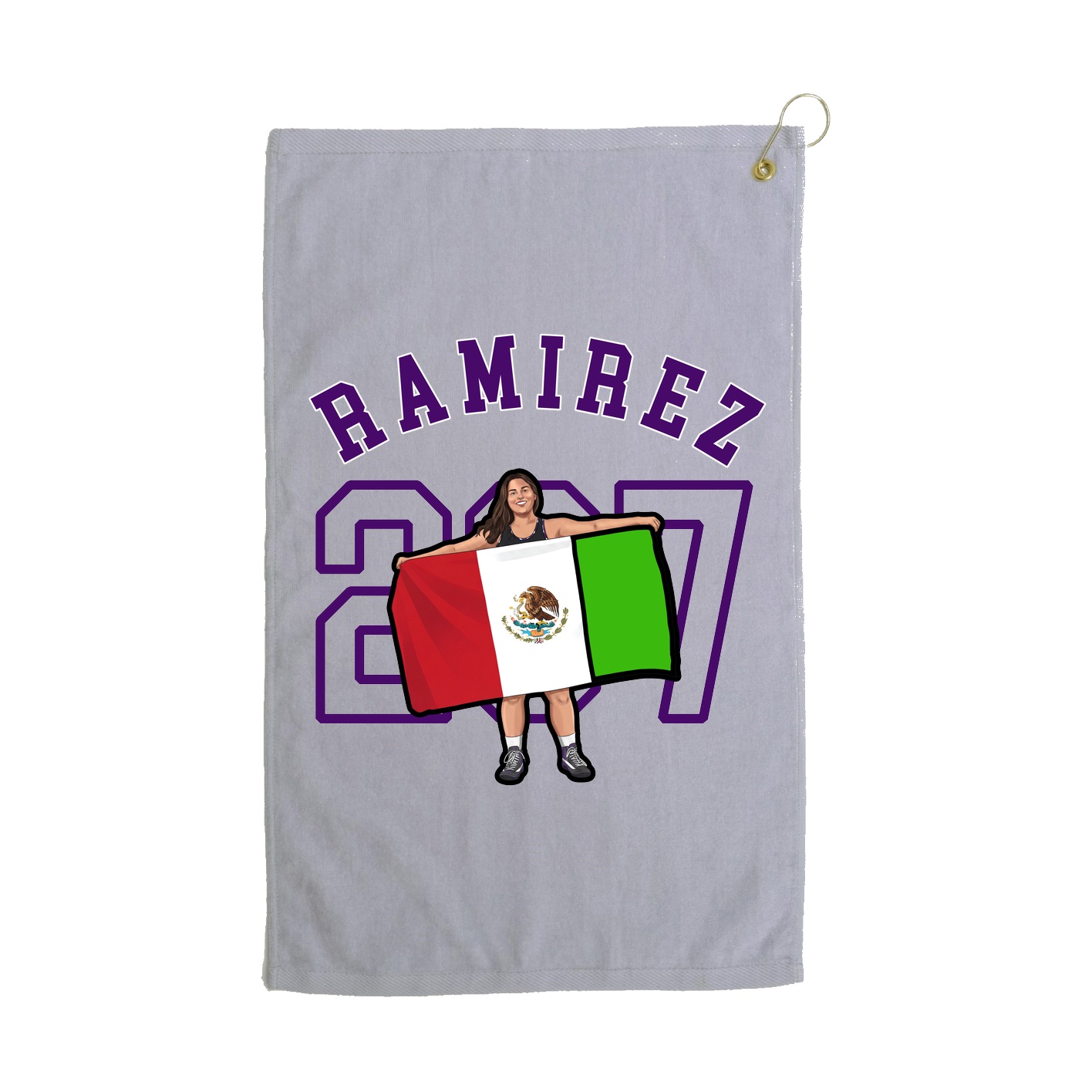 Golf Towel — Shirsey Arch in Grey