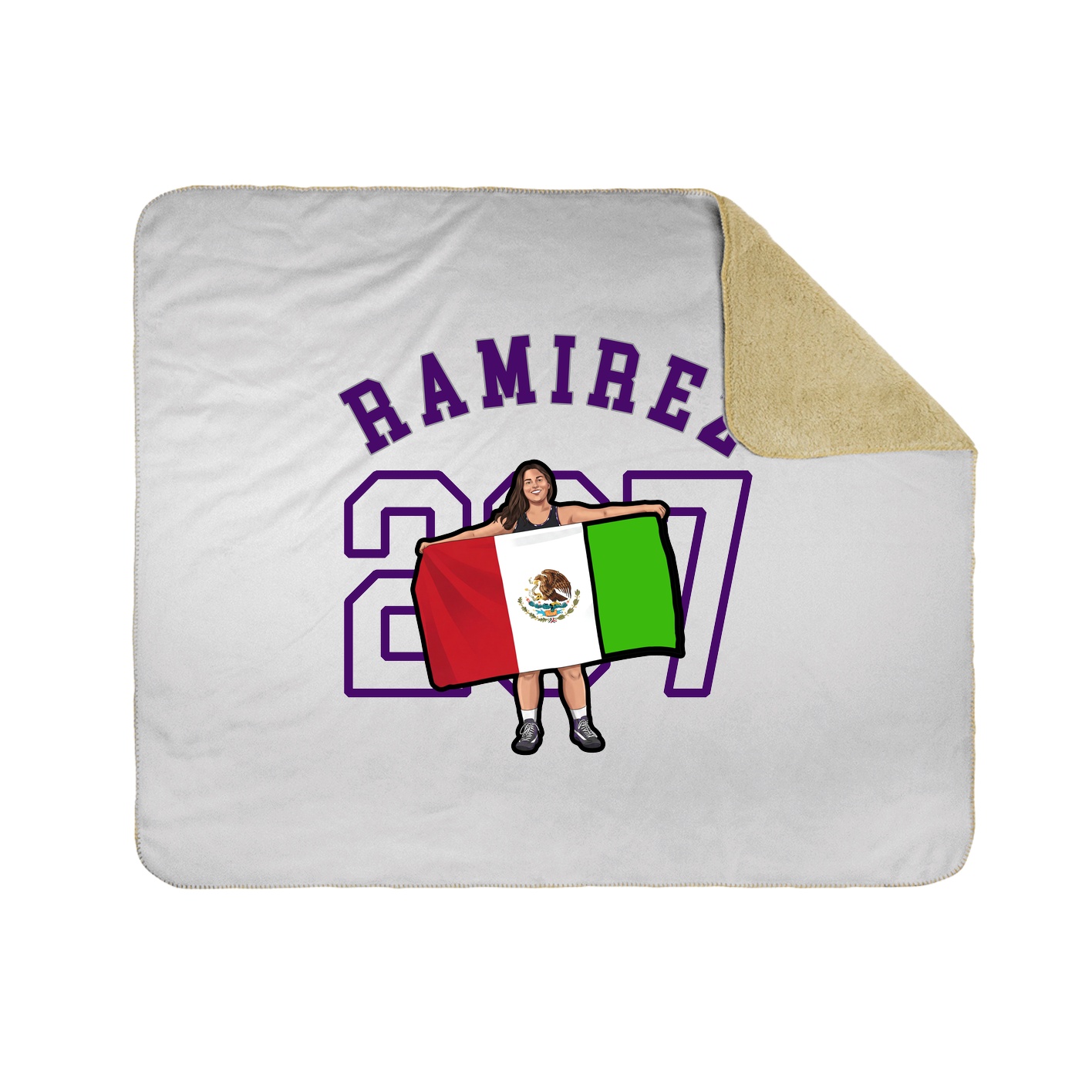 Throw Blanket — Shirsey Arch in White