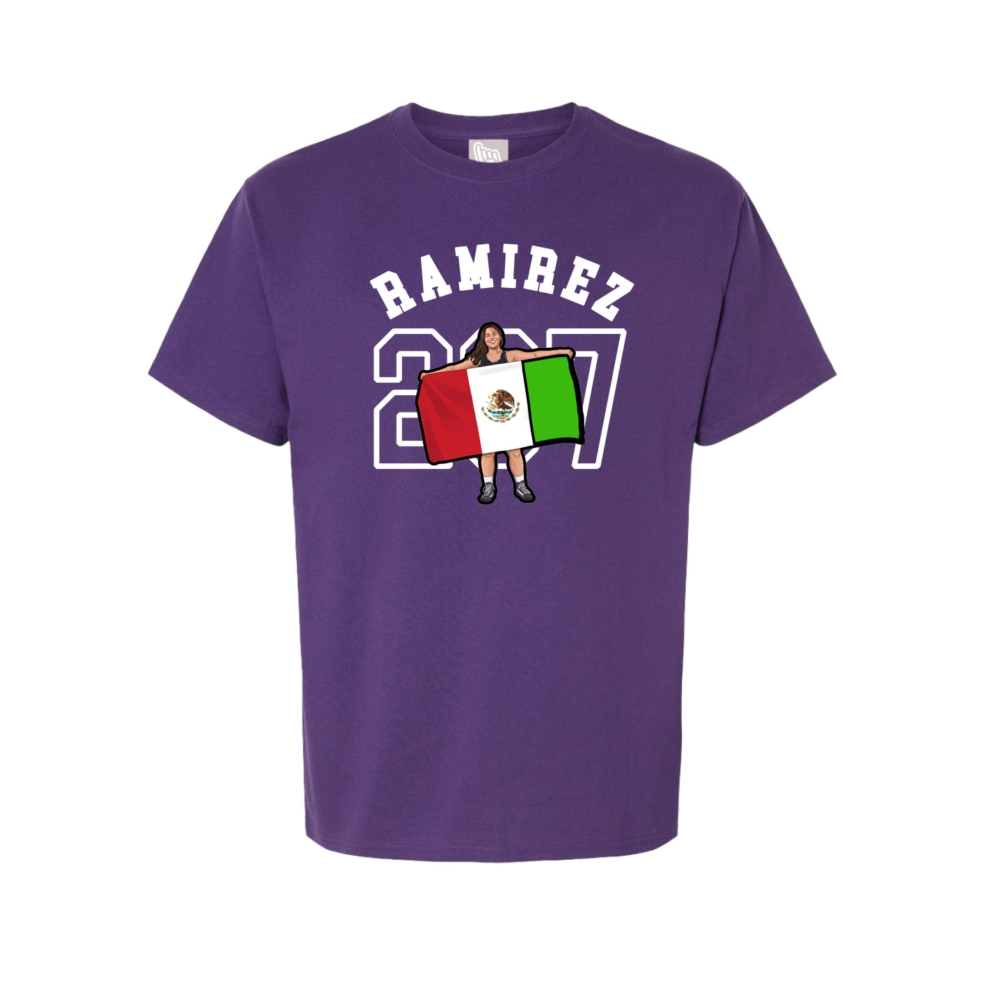 Youth Tee — Shirsey Arch in Purple