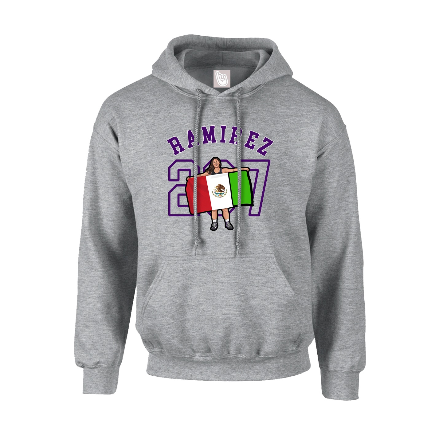 Hoodie — Shirsey Arch in Grey