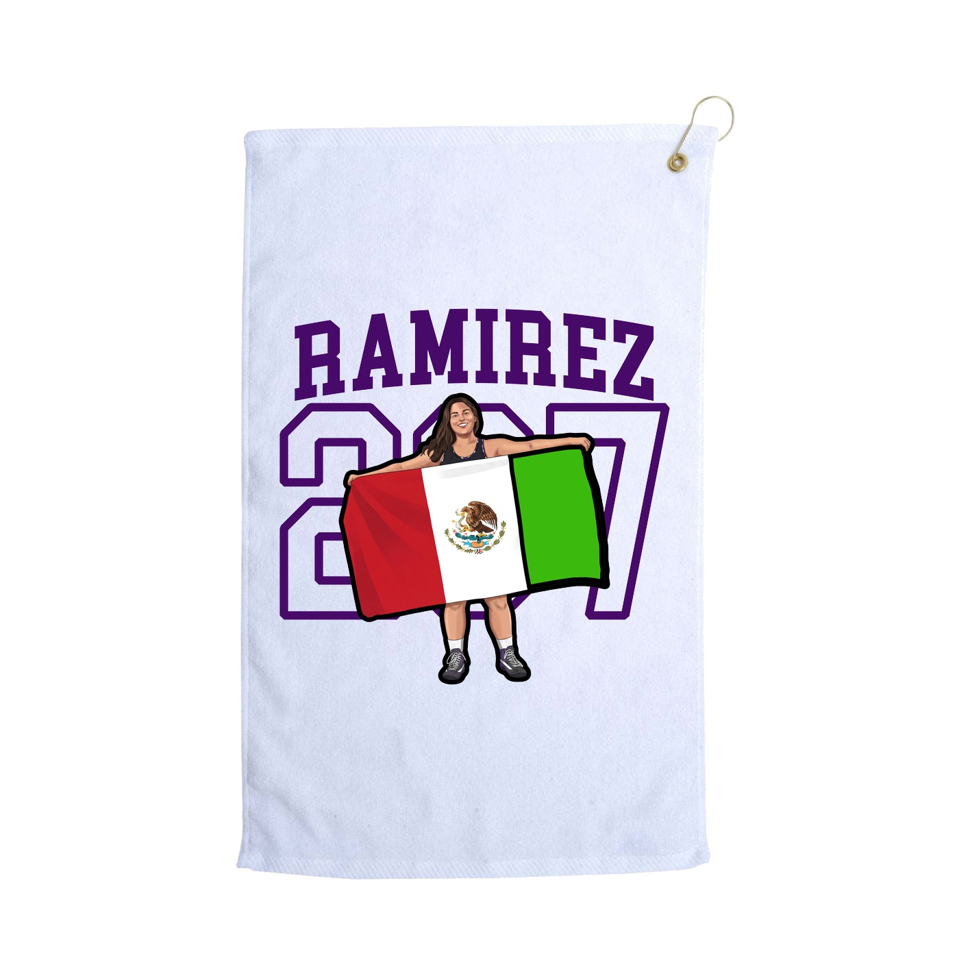 Golf Towel — Shirsey in White