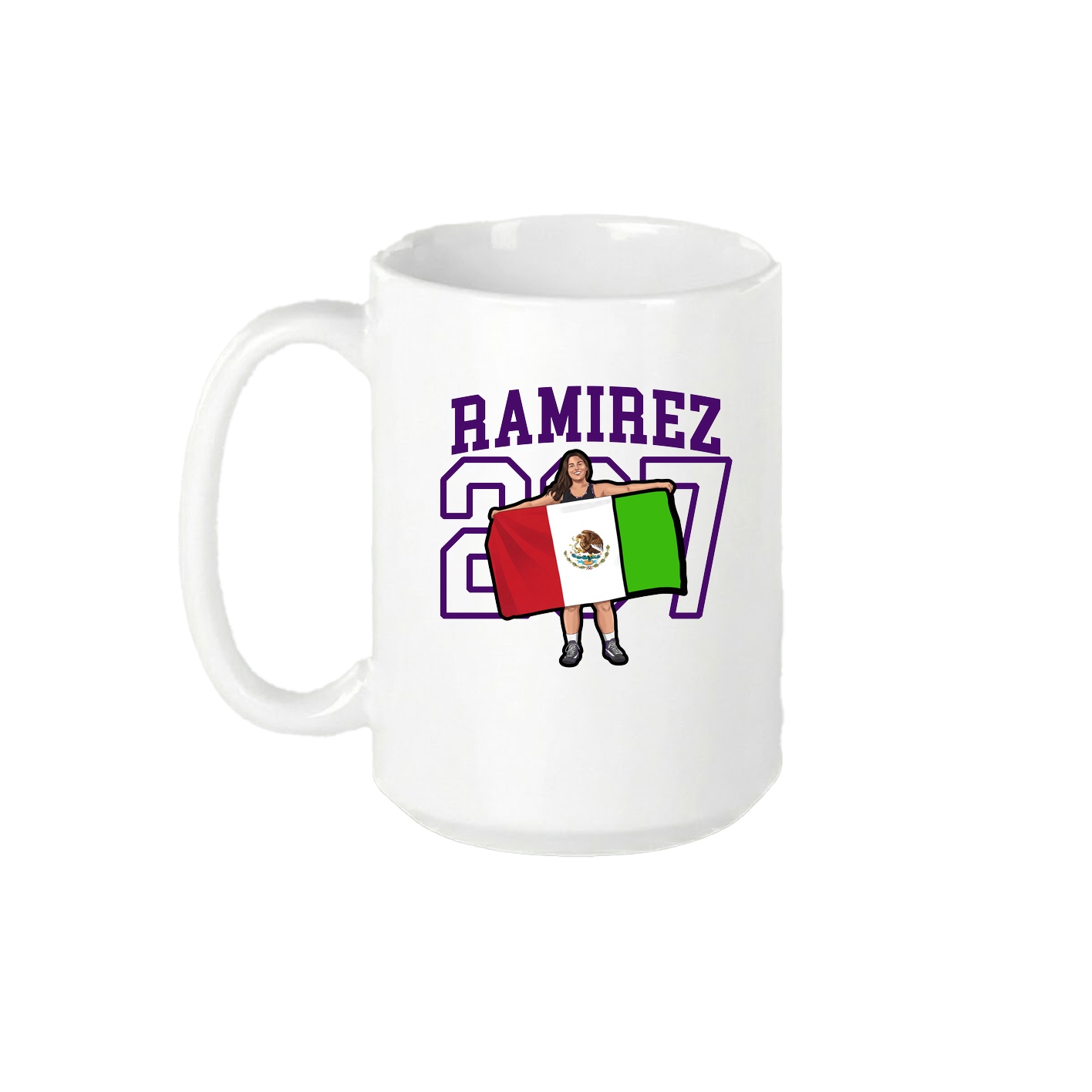 15oz Coffee Mug — Shirsey in White