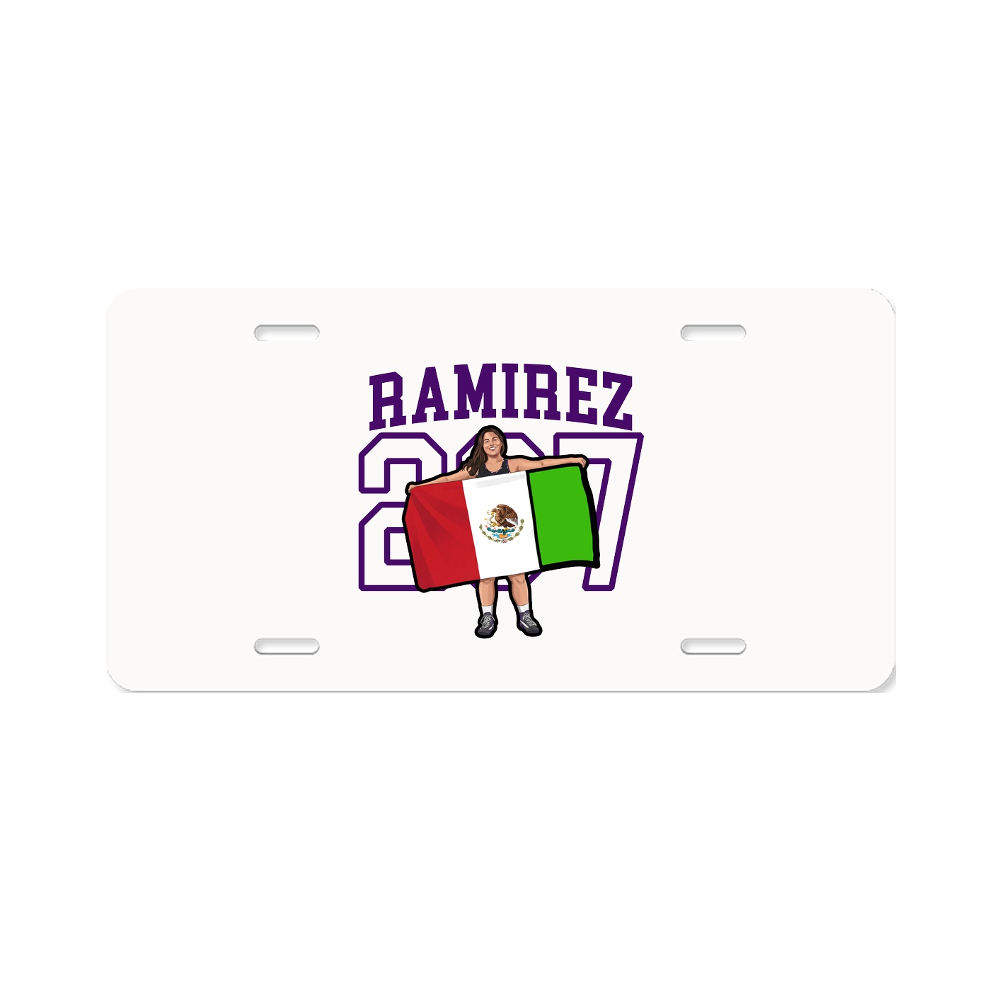 Aluminum License Plate