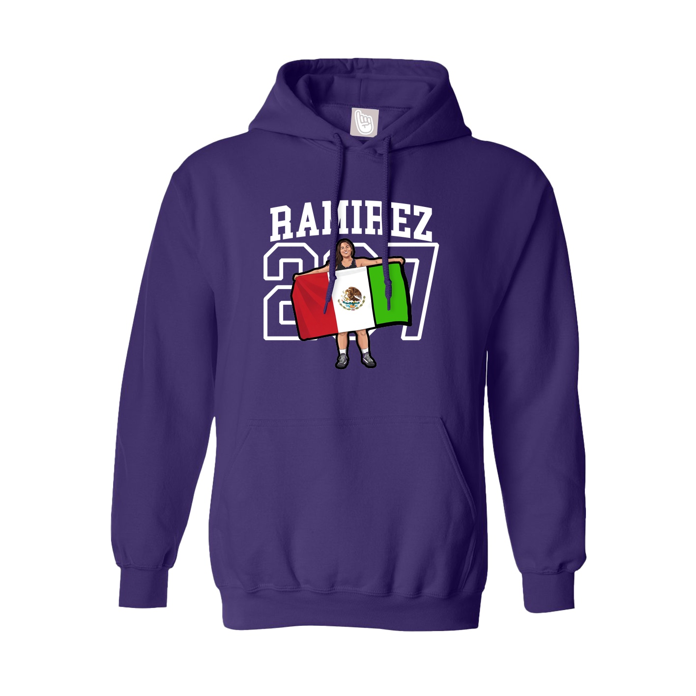 Hoodie — Shirsey in Purple