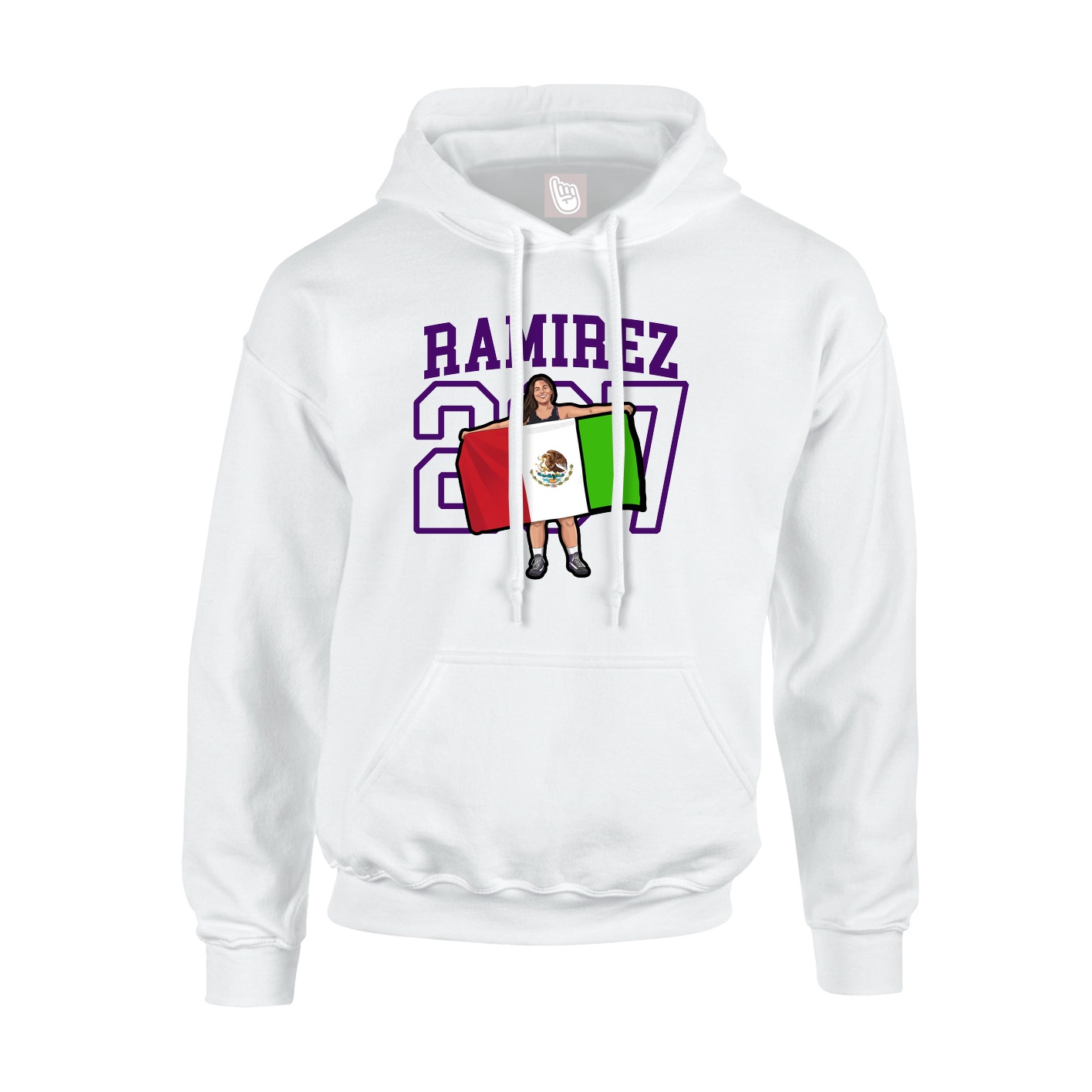 Youth Hoodie — Shirsey in White
