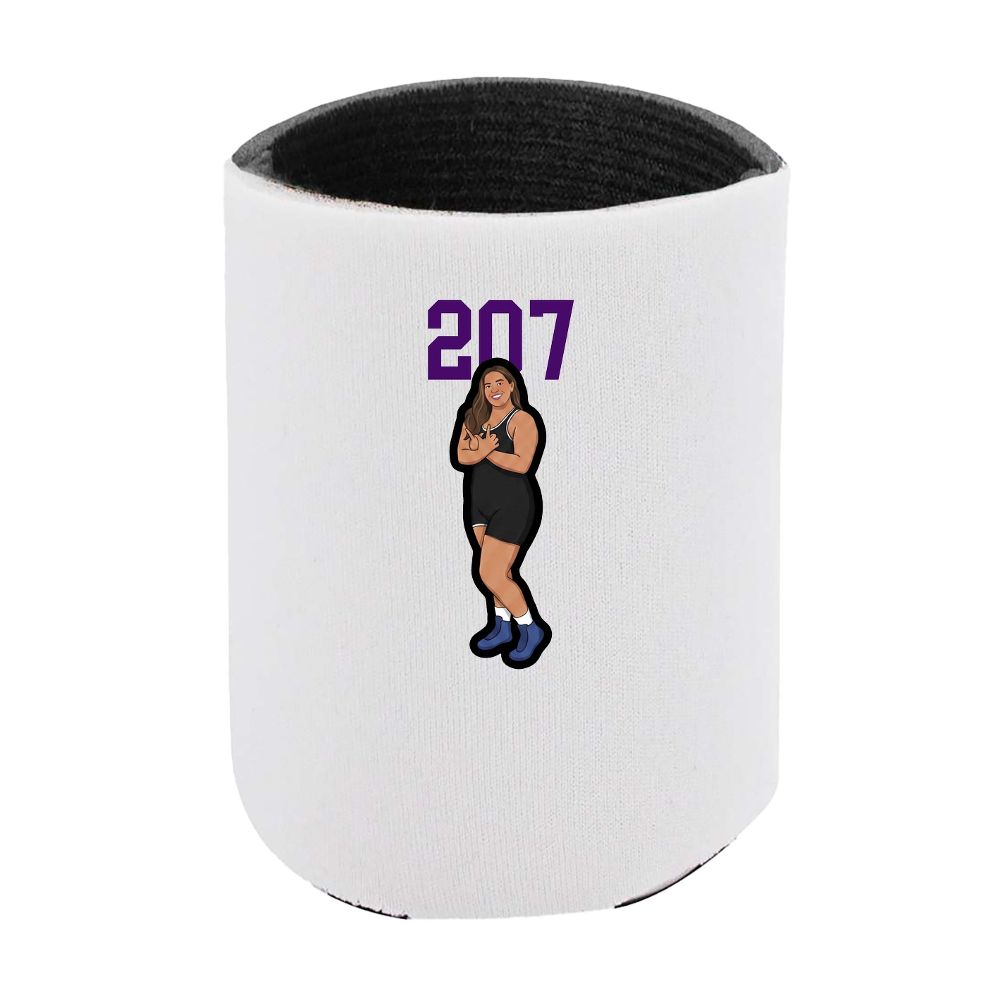 Can Holder — Number Top in White