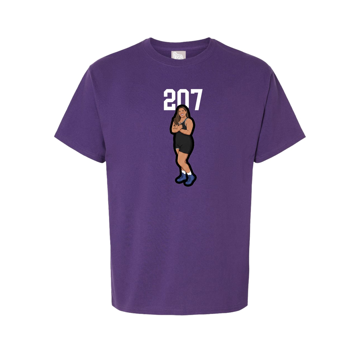 Tee — Number Top in Purple