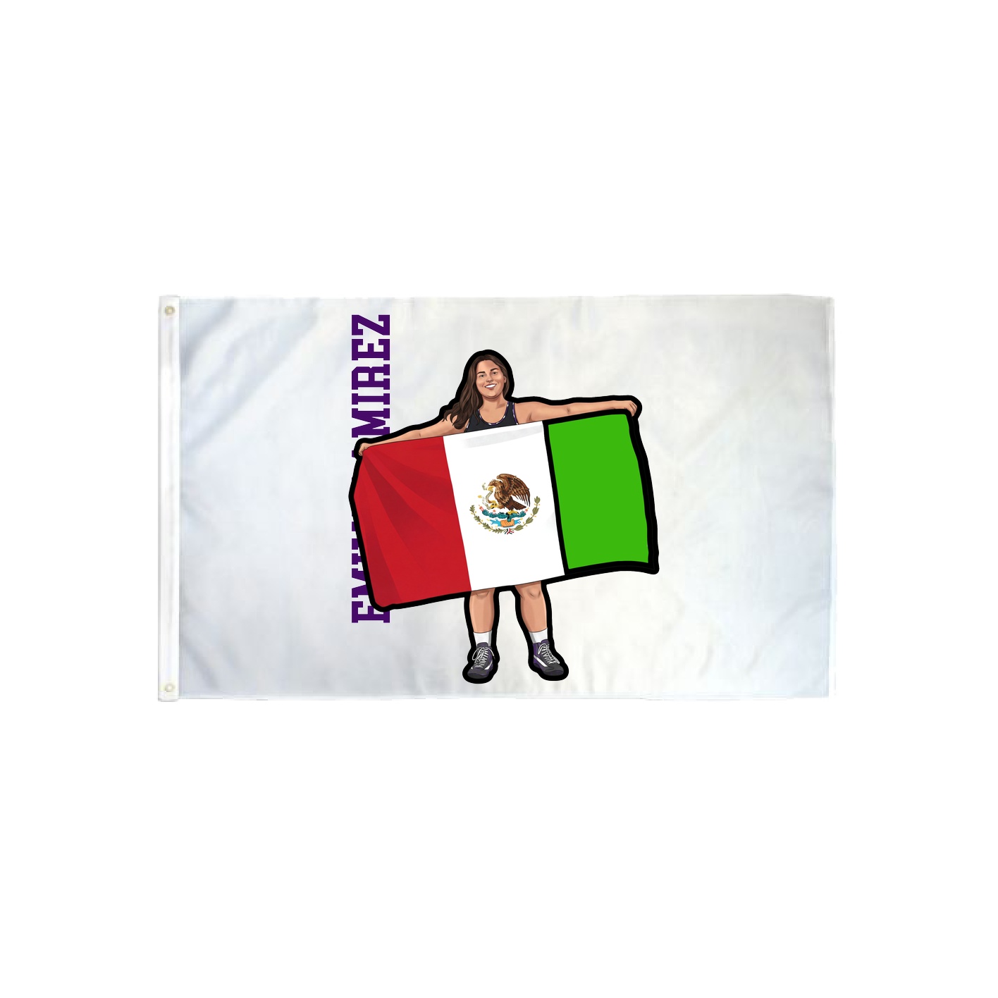 3x5 Flag — Name Vertical in Classic