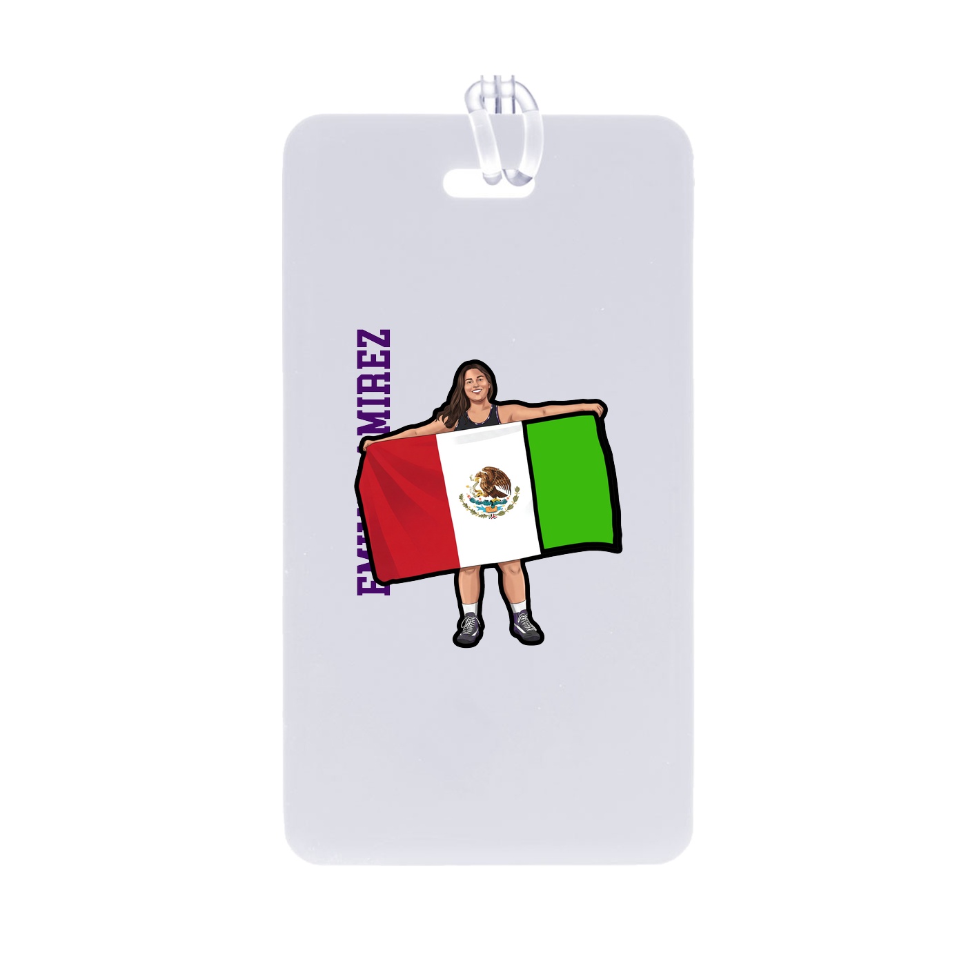 Bag Tag — Name Vertical in Classic