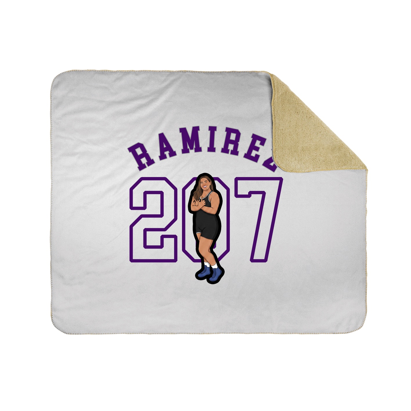 Throw Blanket — Shirsey Arch in White