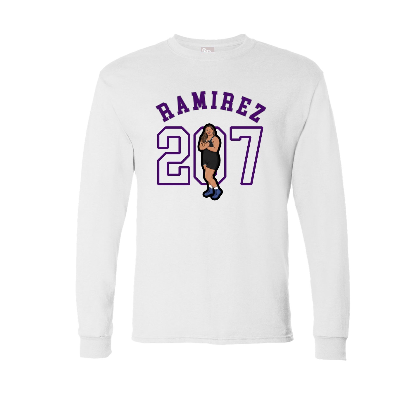 Long Sleeve Tee — Shirsey Arch in White