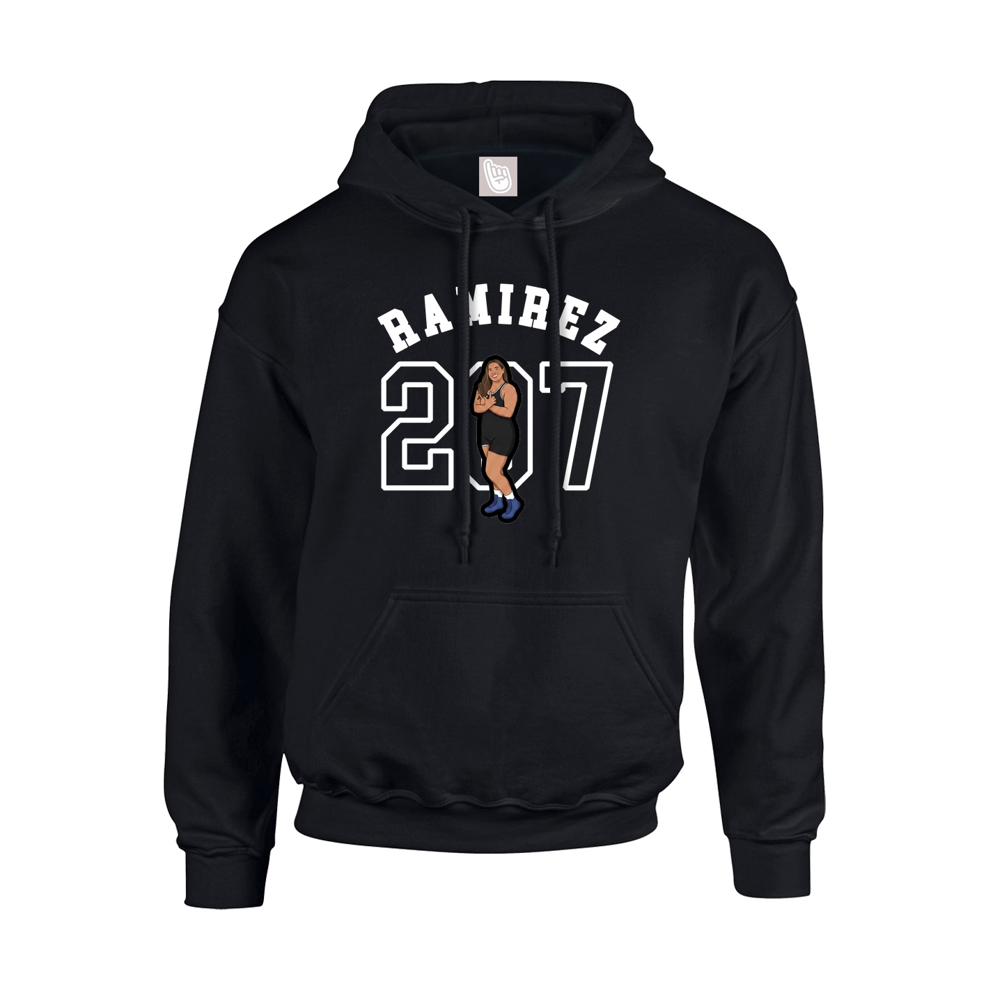 Hoodie — Shirsey Arch in Black