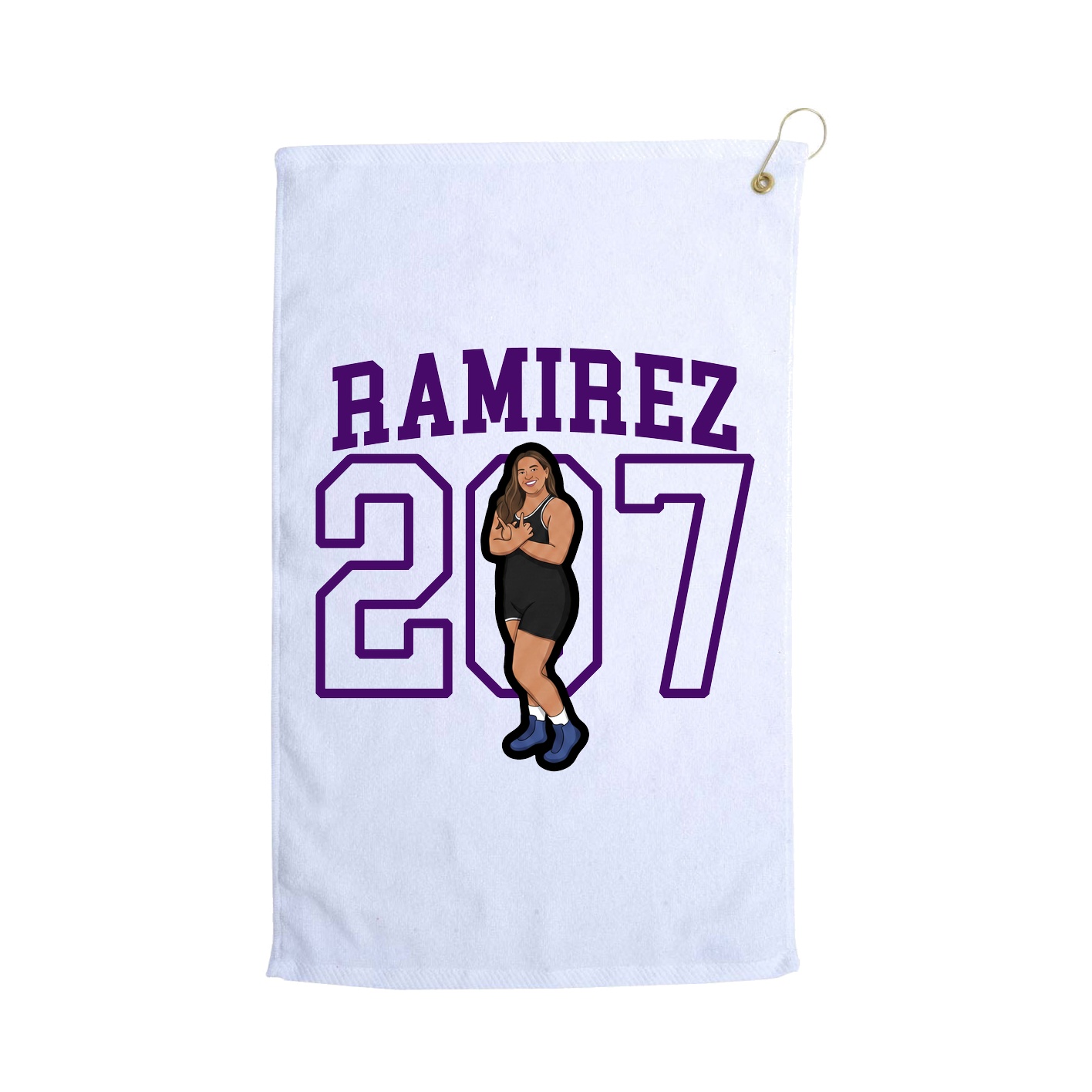 Golf Towel — Shirsey in White