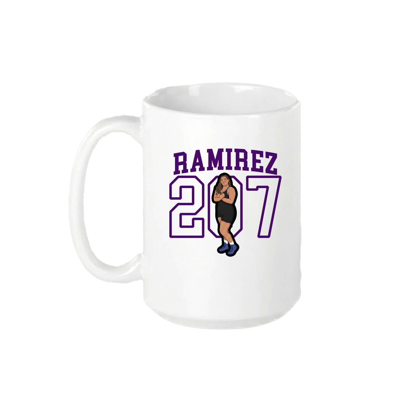 15oz Coffee Mug — Shirsey in White