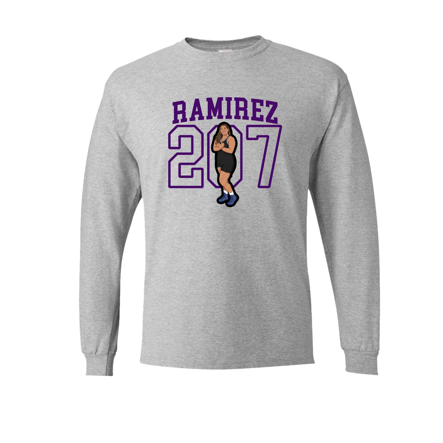 Long Sleeve Tee — Shirsey in Grey
