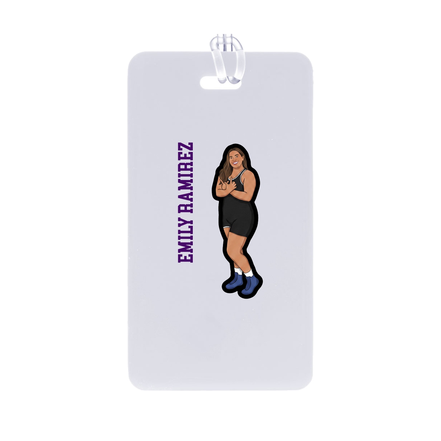 Bag Tag — Name Vertical in Classic