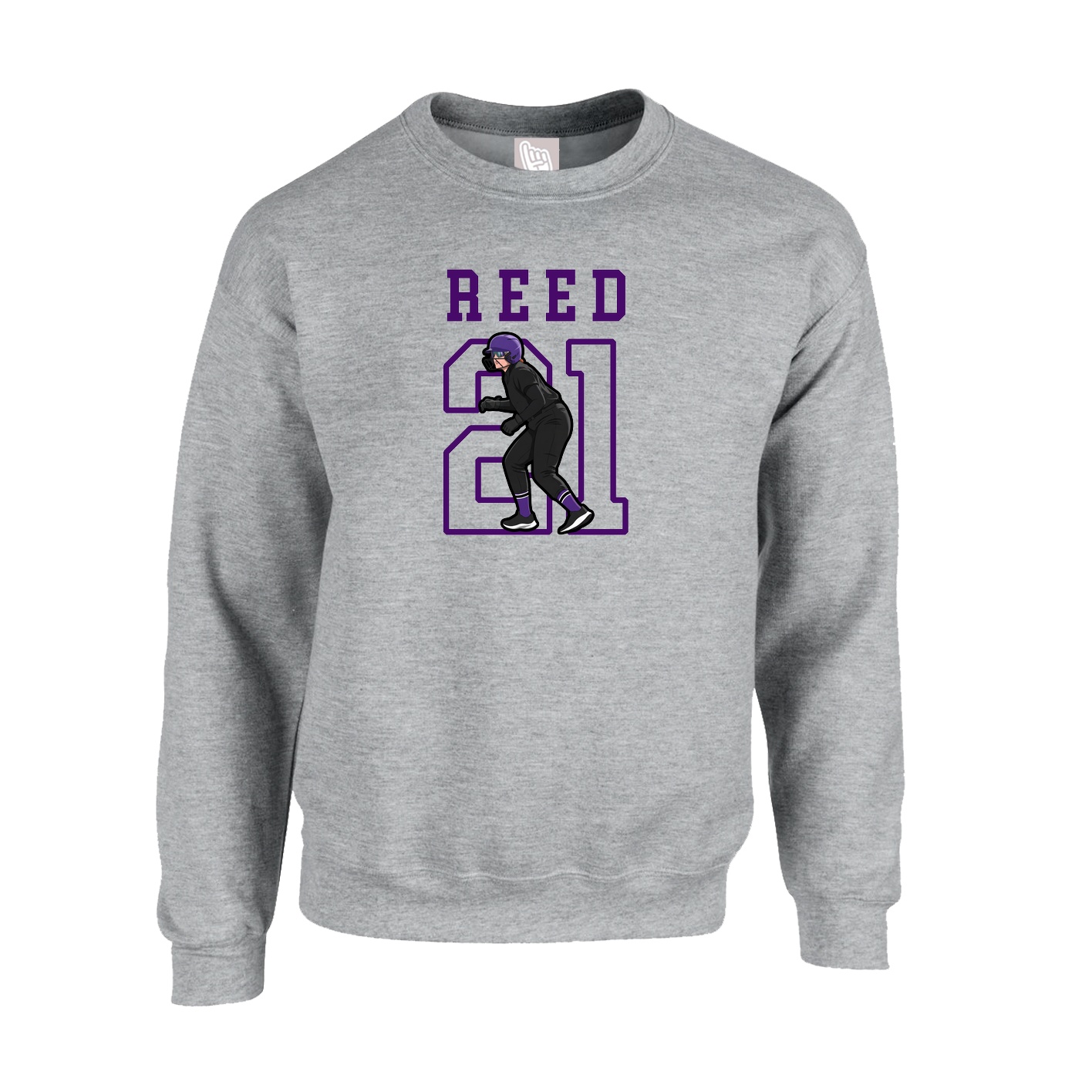 Fleece Crew — Shirsey in Grey