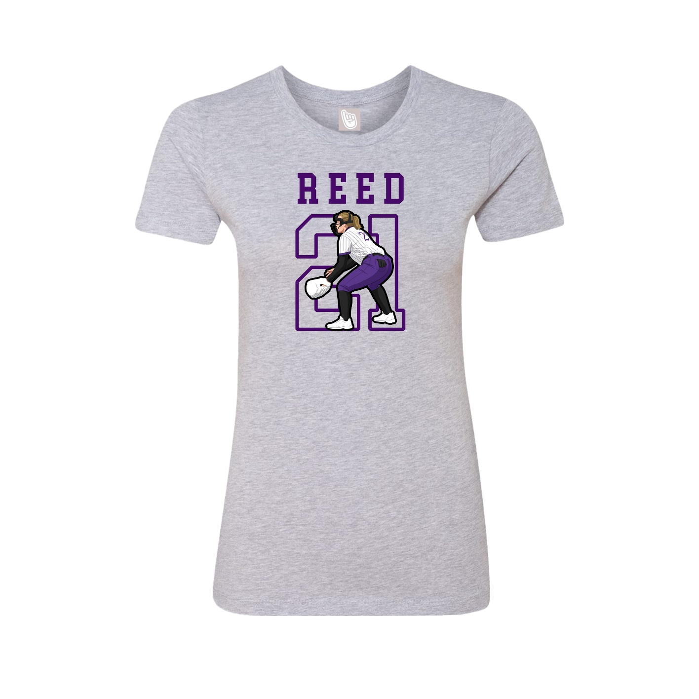 Fitted Women's Tee — Shirsey in Grey