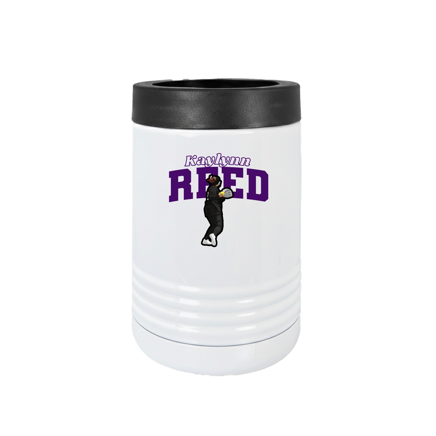 Beverage Holder — Name Arch in White