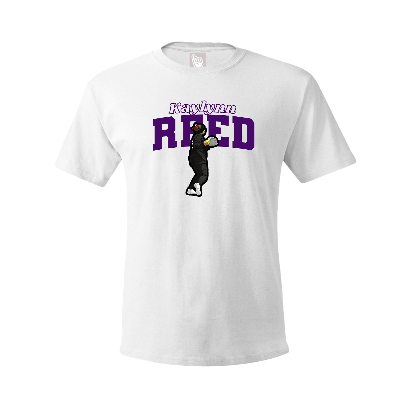 Tee — Name Arch in White