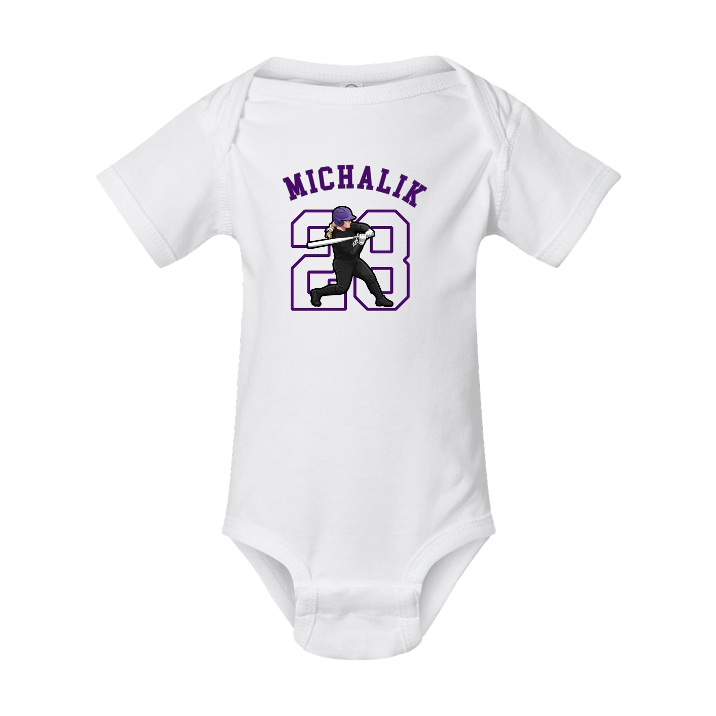 Baby Onesie — Shirsey Arch in White