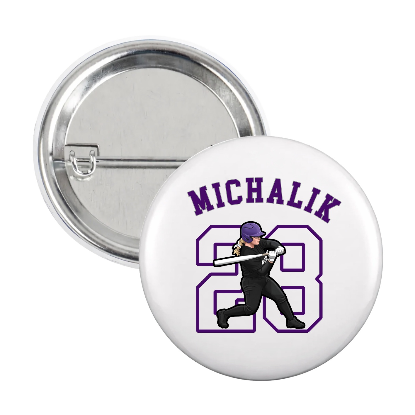 Game Day Button — Shirsey Arch in White