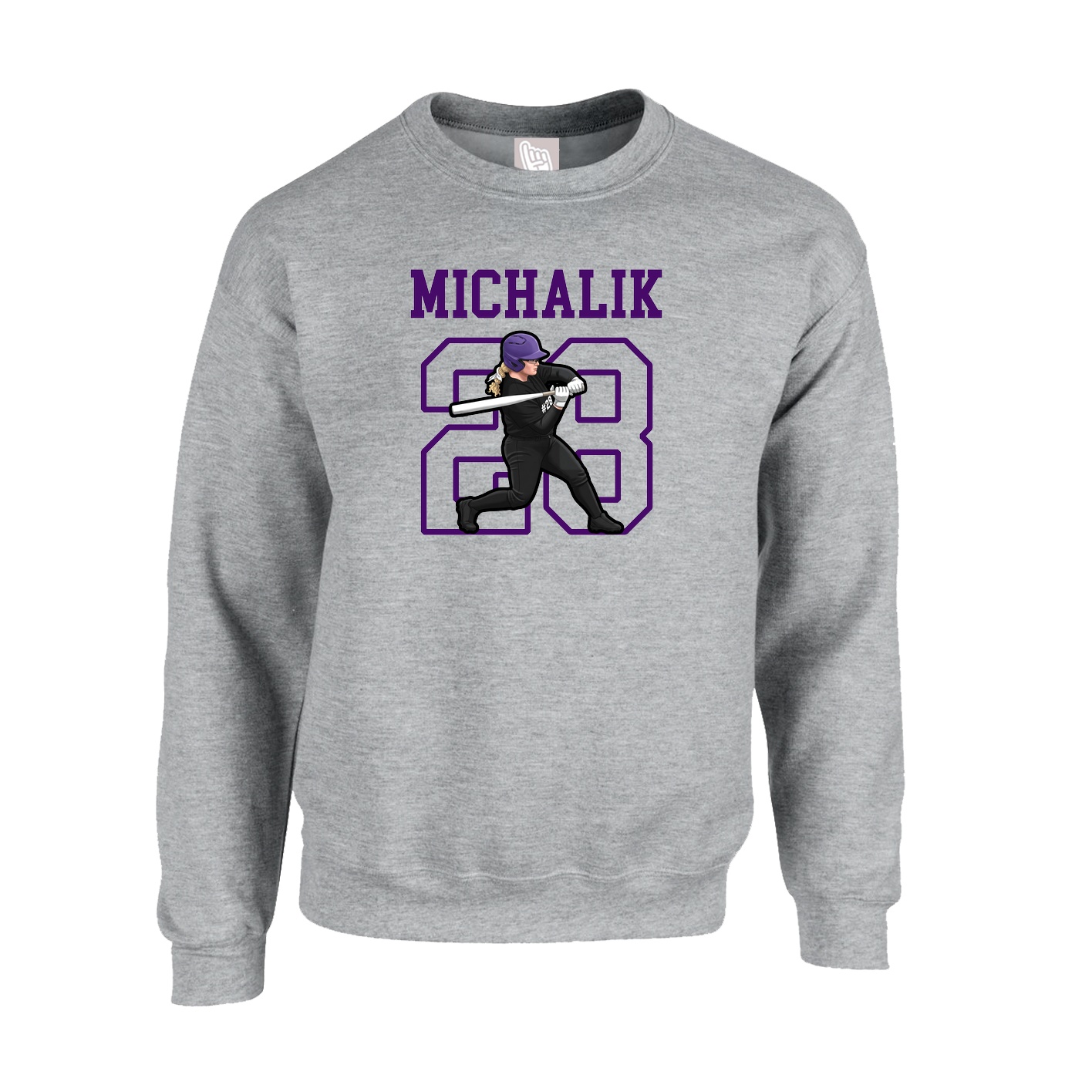 Fleece Crew — Shirsey in Grey