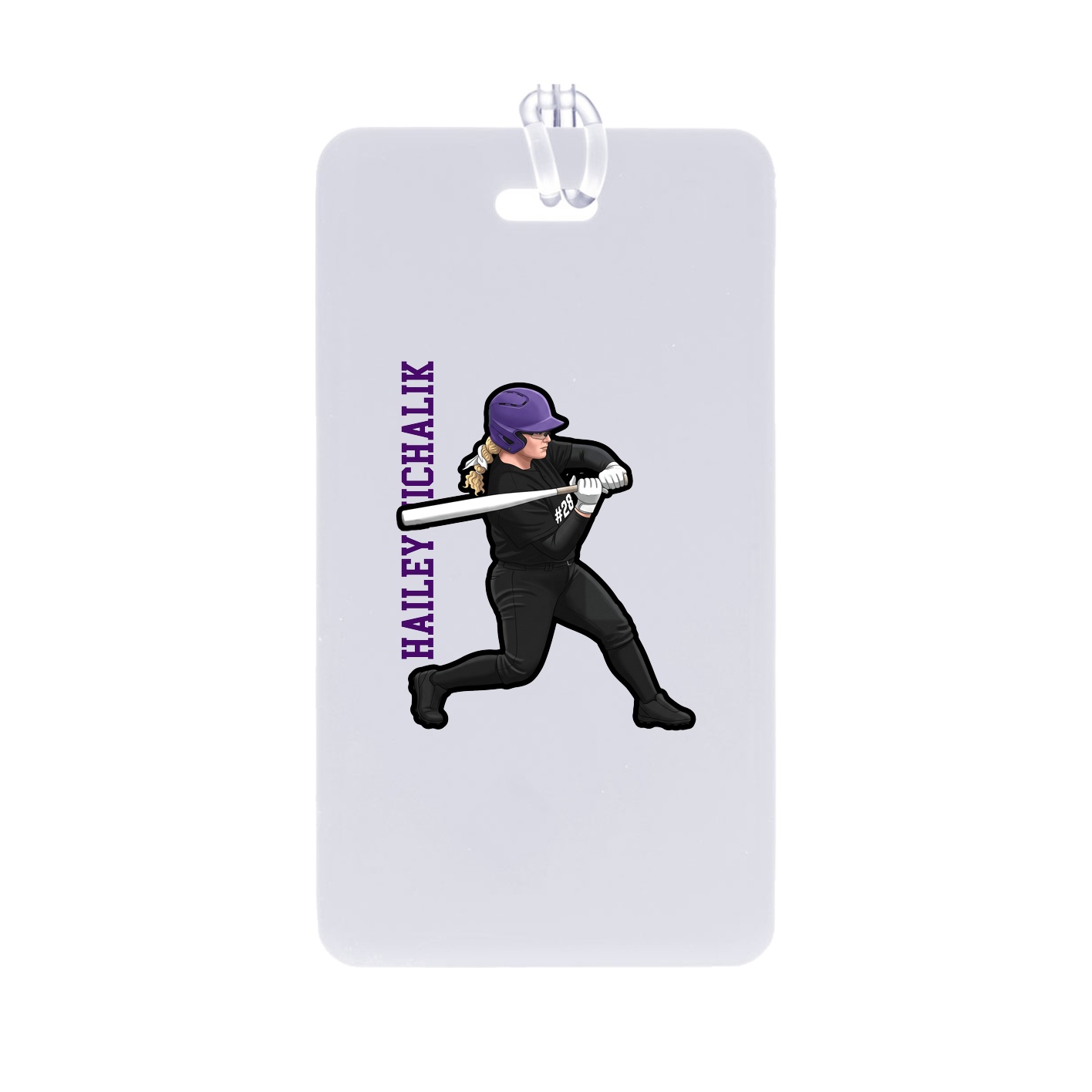 Bag Tag — Name Vertical in Classic