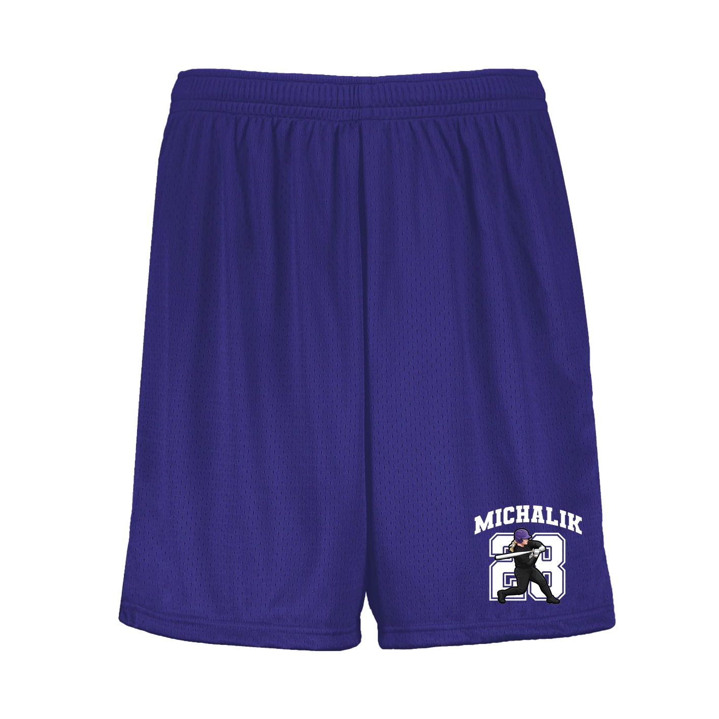 Shorts — Number in Purple