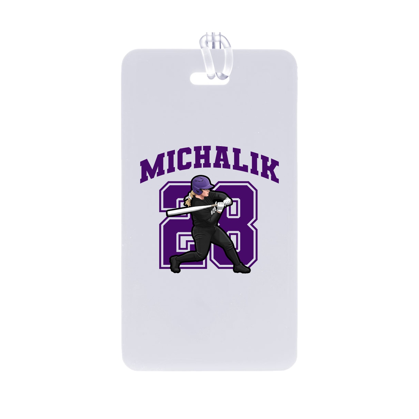 Bag Tag — Number in Classic