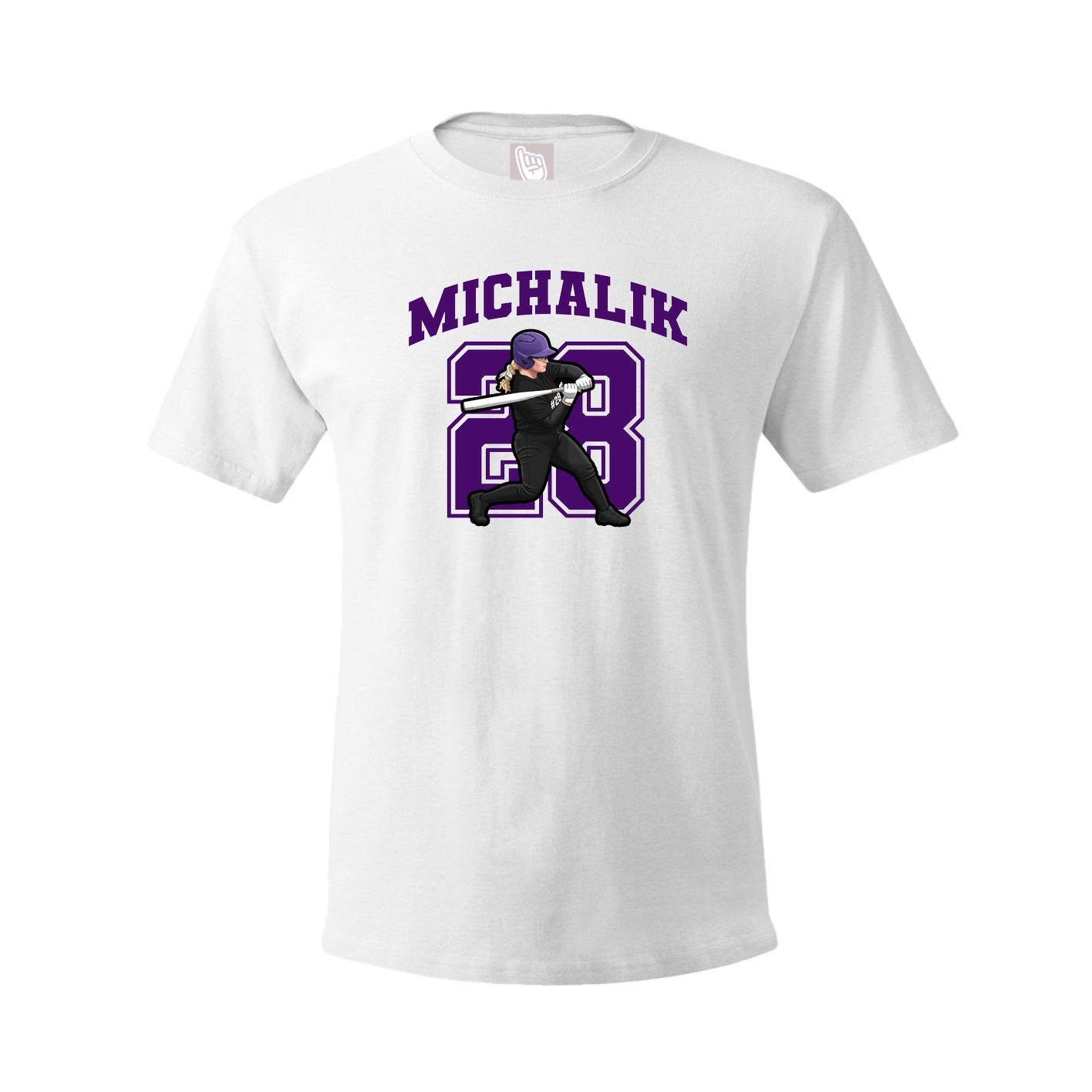 Tee — Number in White