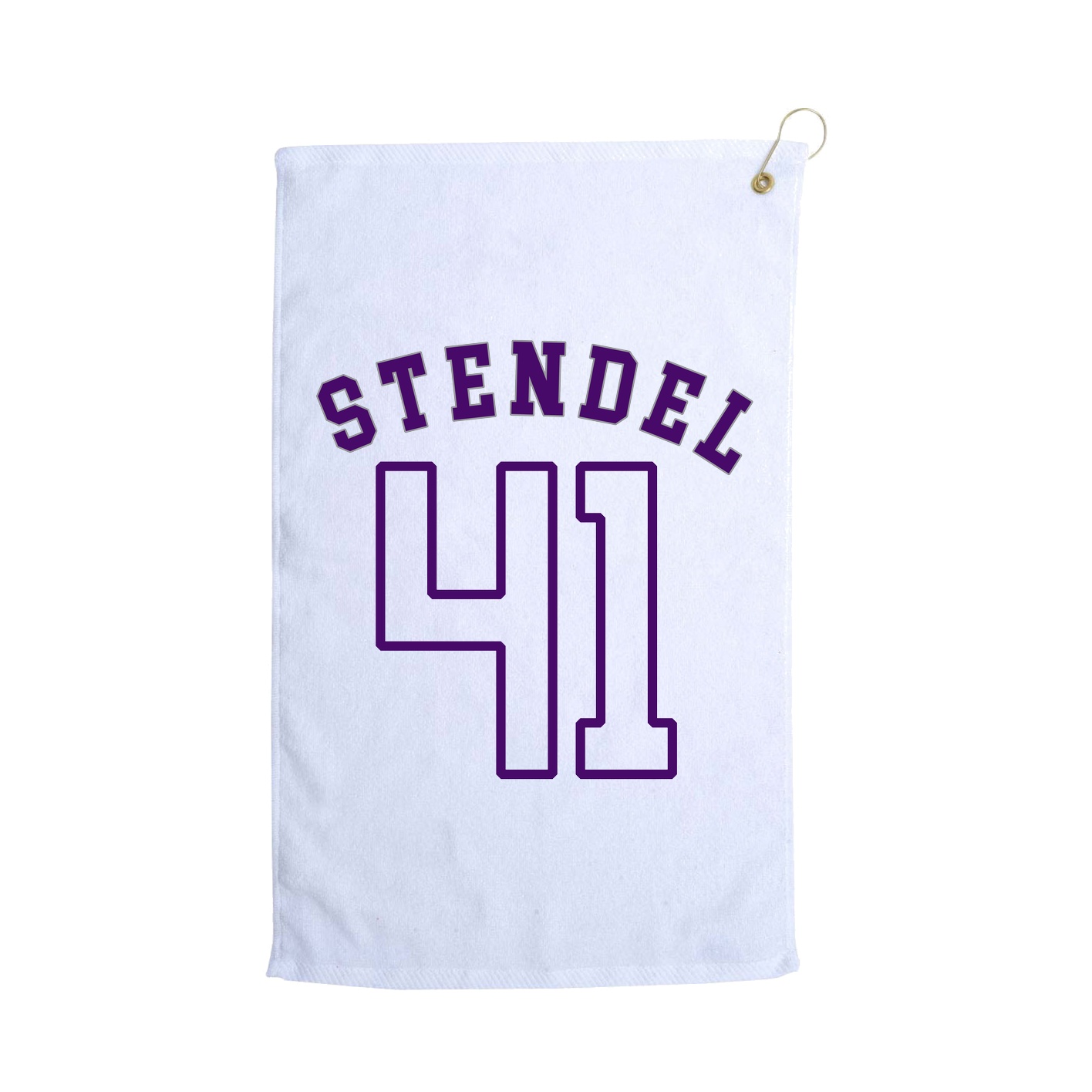 Golf Towel — Shirsey Arch in White