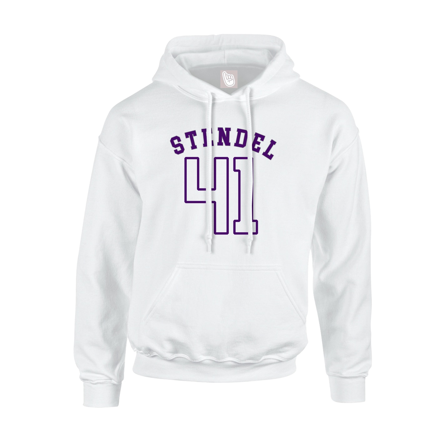 Hoodie — Shirsey Arch in White