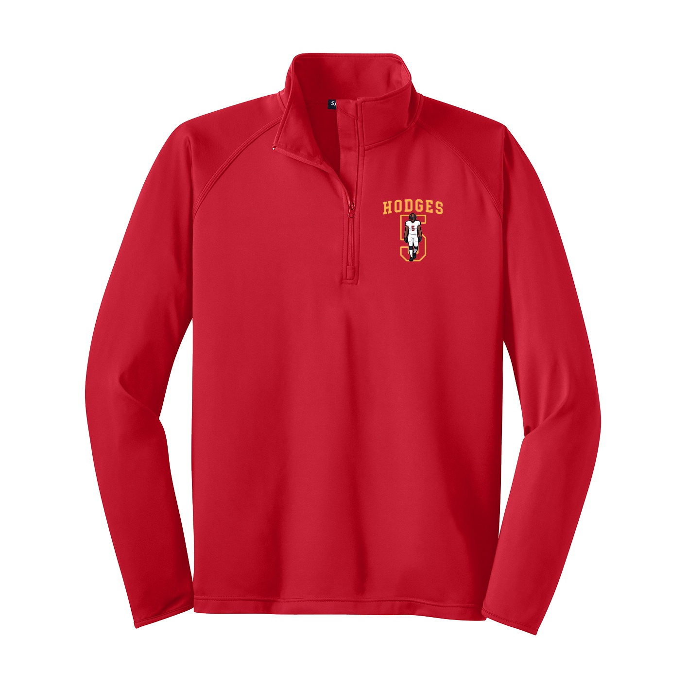 Q-Zip Pullover — Shirsey in Red