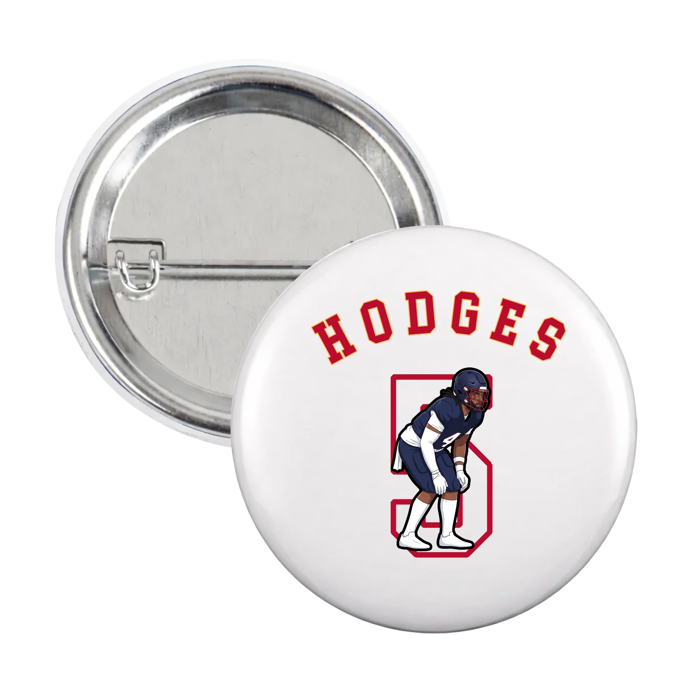 Game Day Button — Shirsey Arch in White