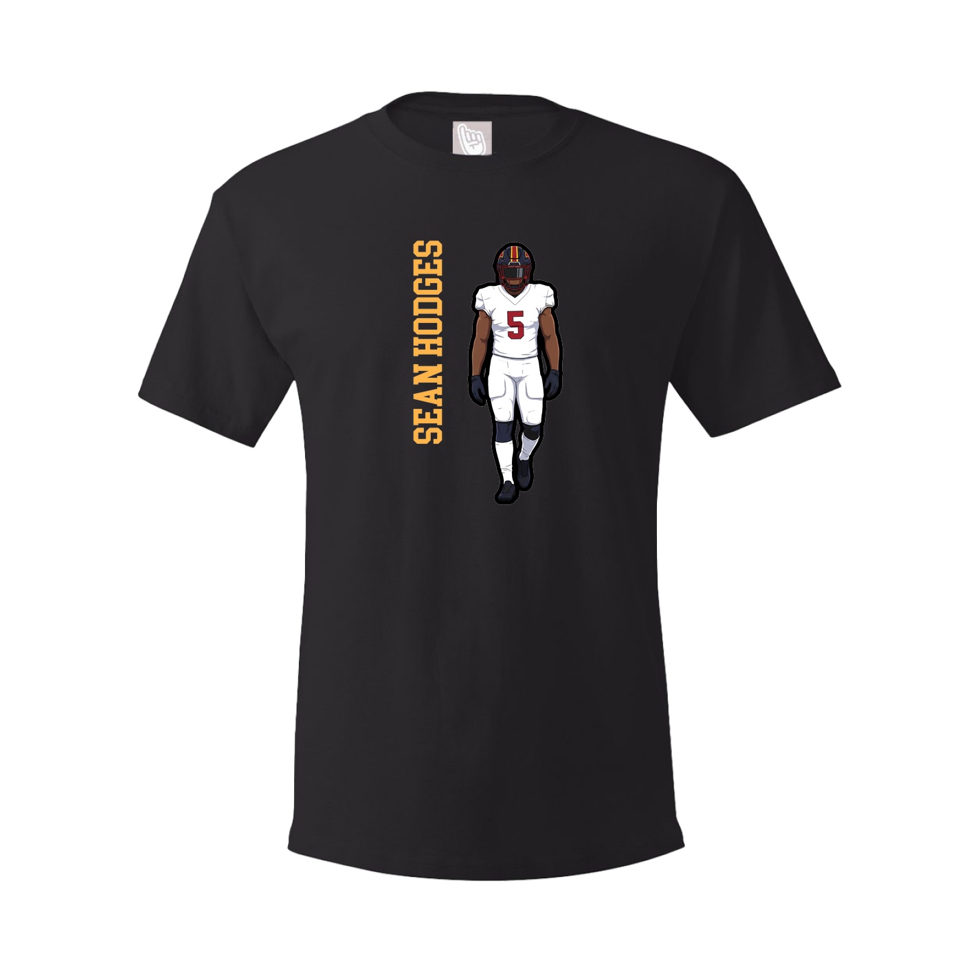 Tee — Name Vertical in Black