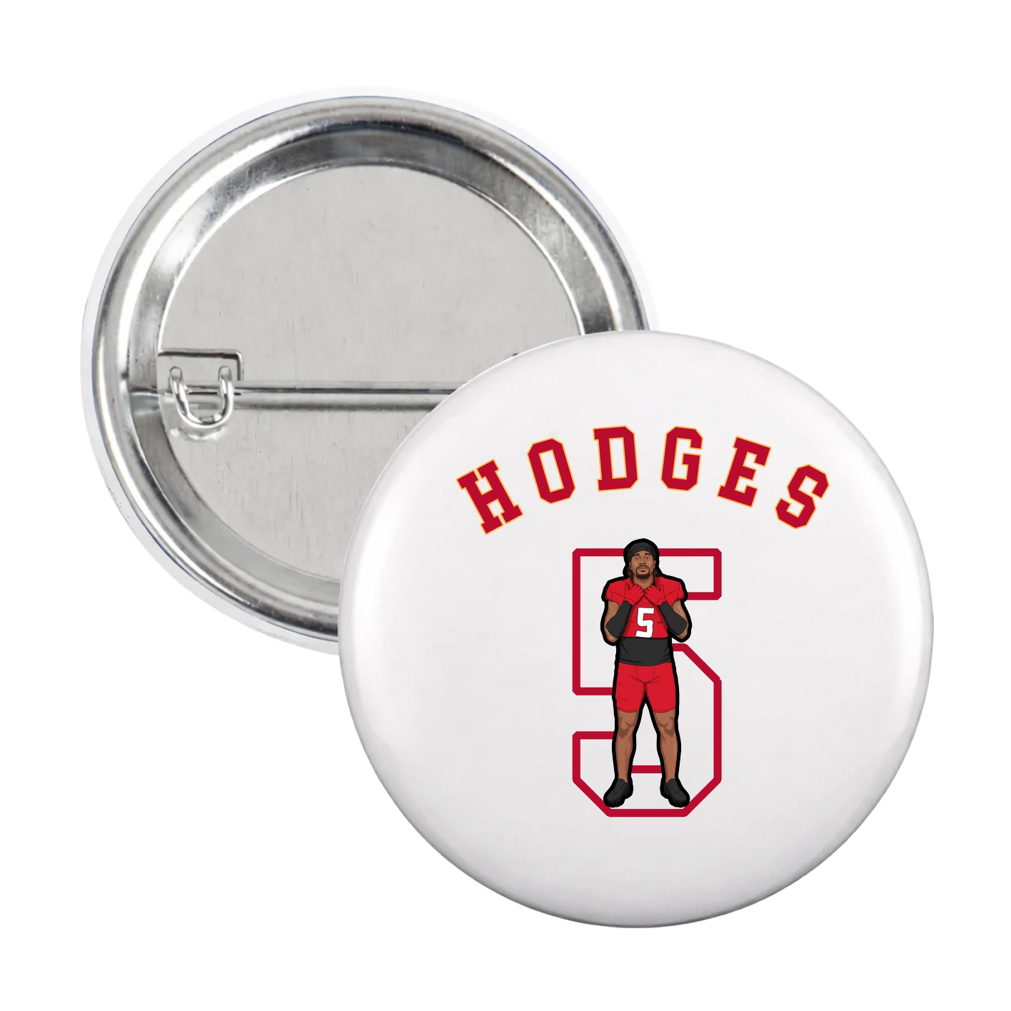 Game Day Button — Shirsey Arch in White