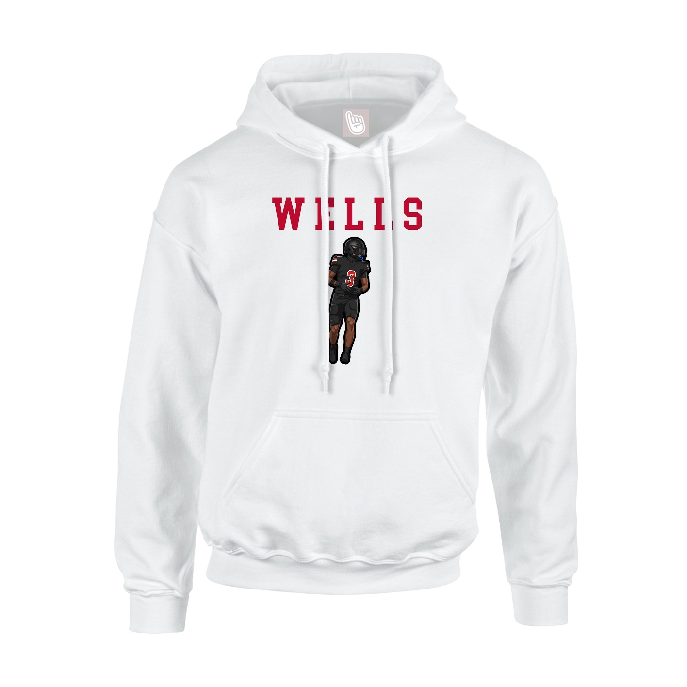 Hoodie — Shirsey in White
