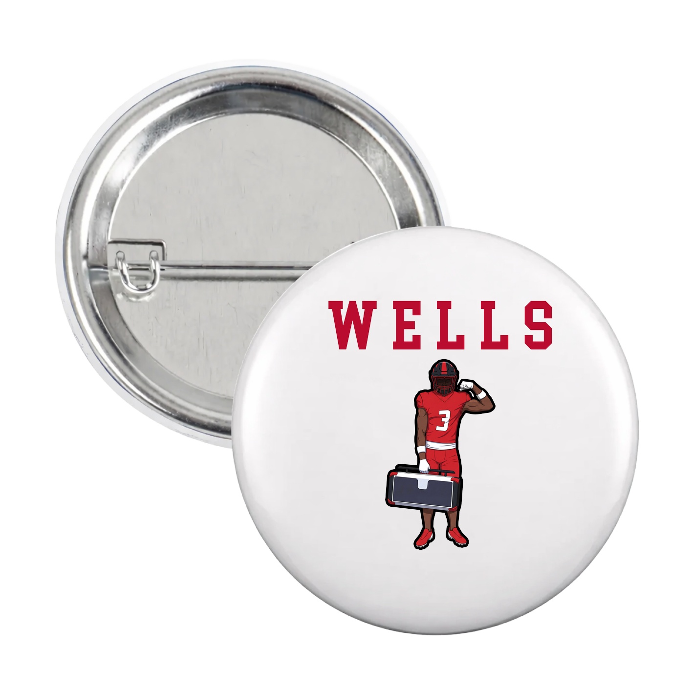 Game Day Button — Shirsey in White